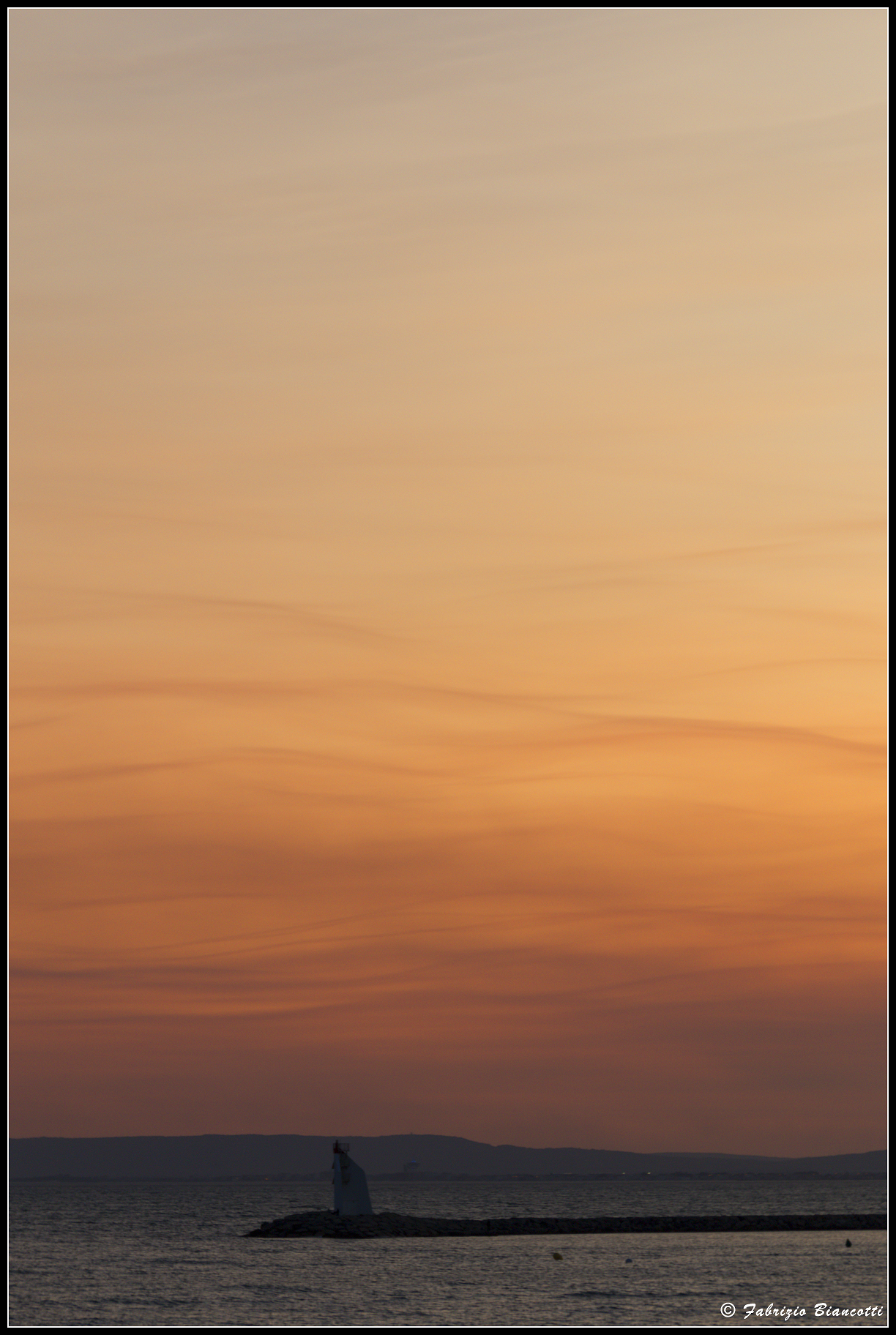 Brush strokes in the sky