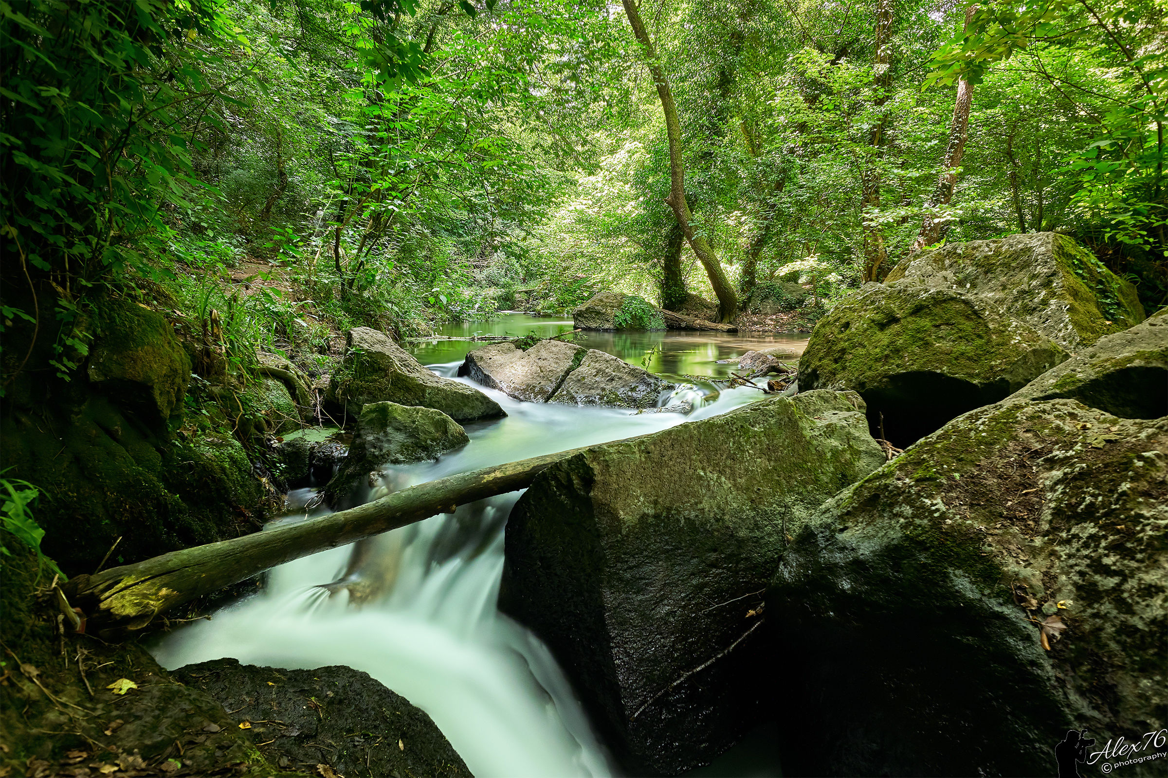 Water jumps on the Treja