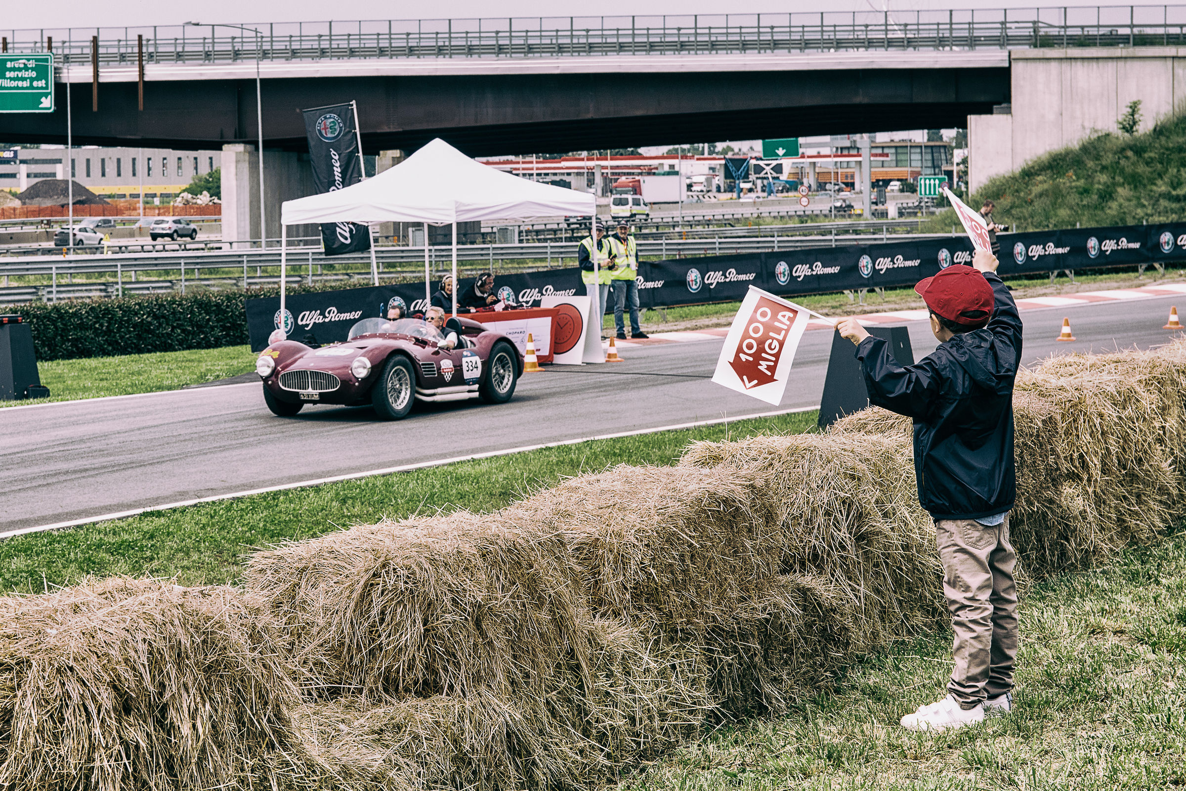 Mille Miglia ad Arese, circuito Alfa Romeo, 19.5.2018