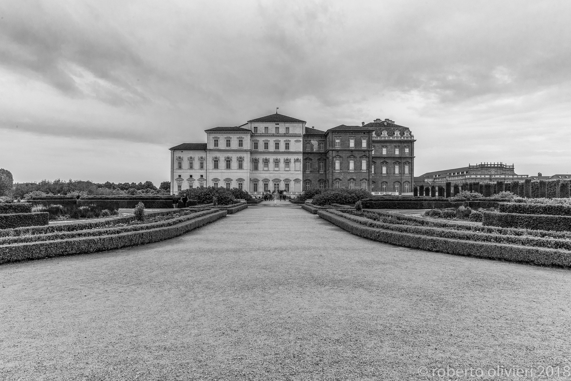 Reggia di Venaria.....Parte della reggia e giardini