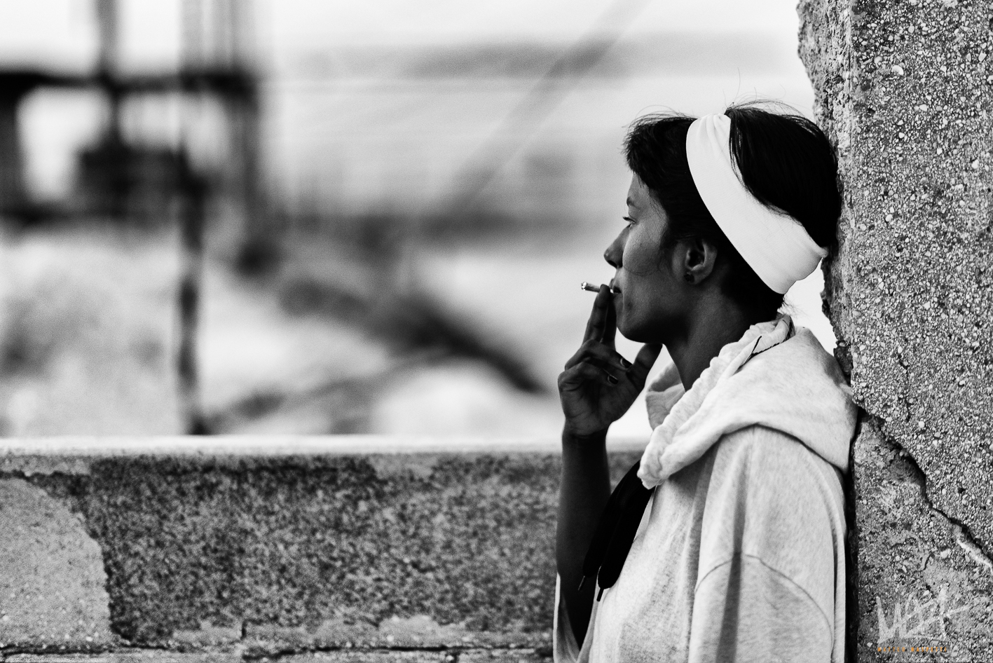 Looking at the horizon