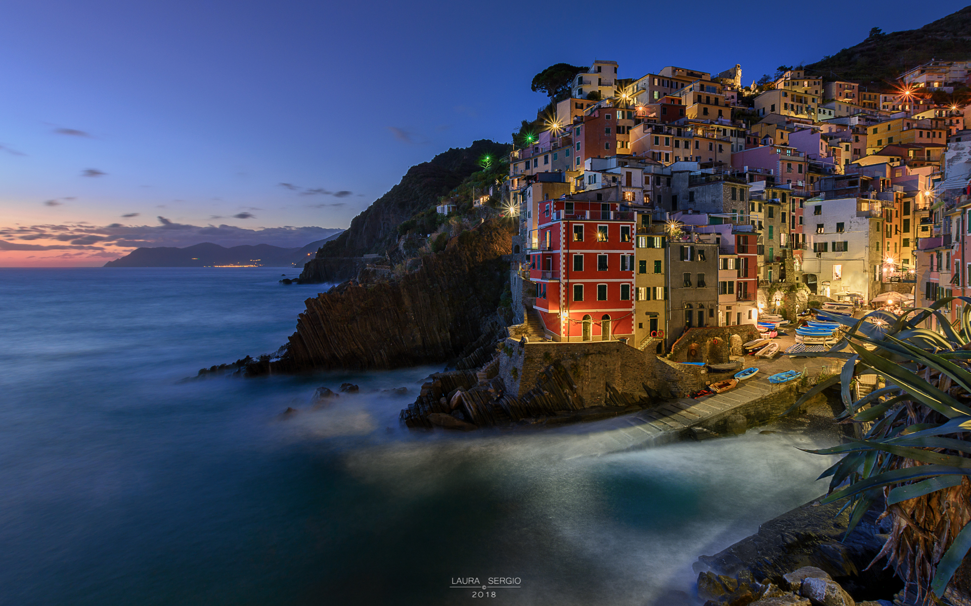 Sunset in Riomaggiore