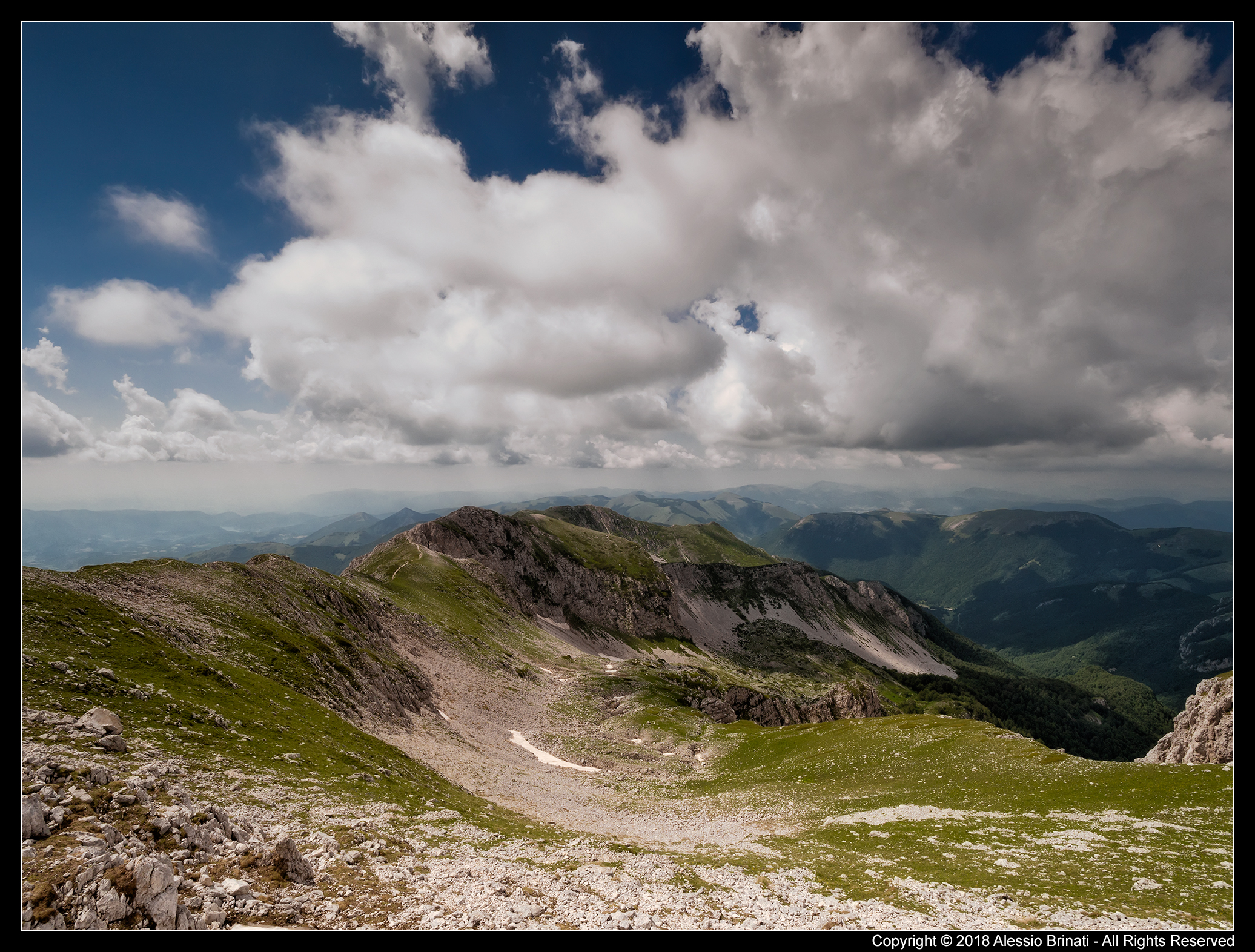 Dalla vetta del terminillo..