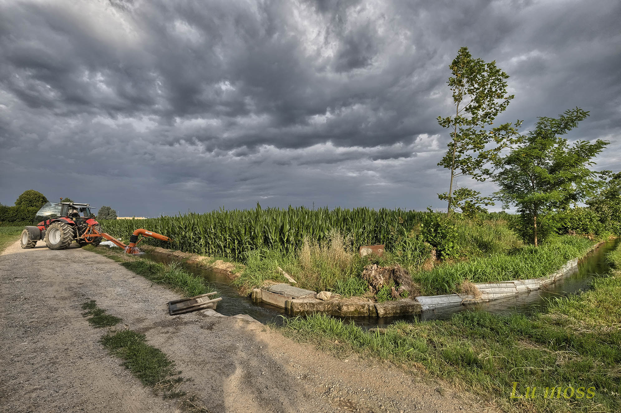 Irrigation with Idrovora.