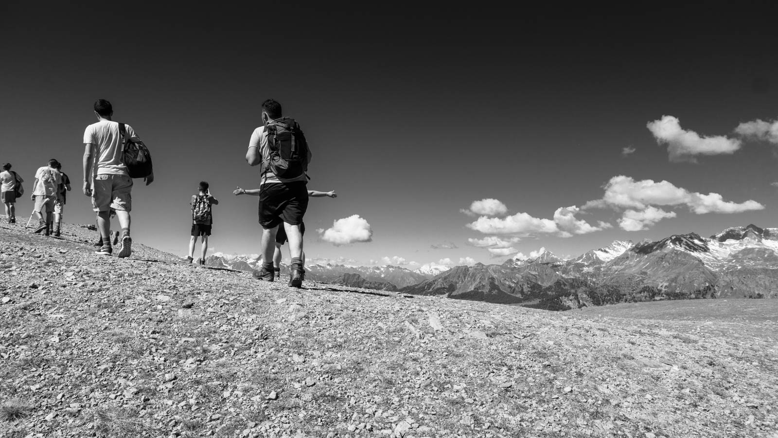 struggle to the summit