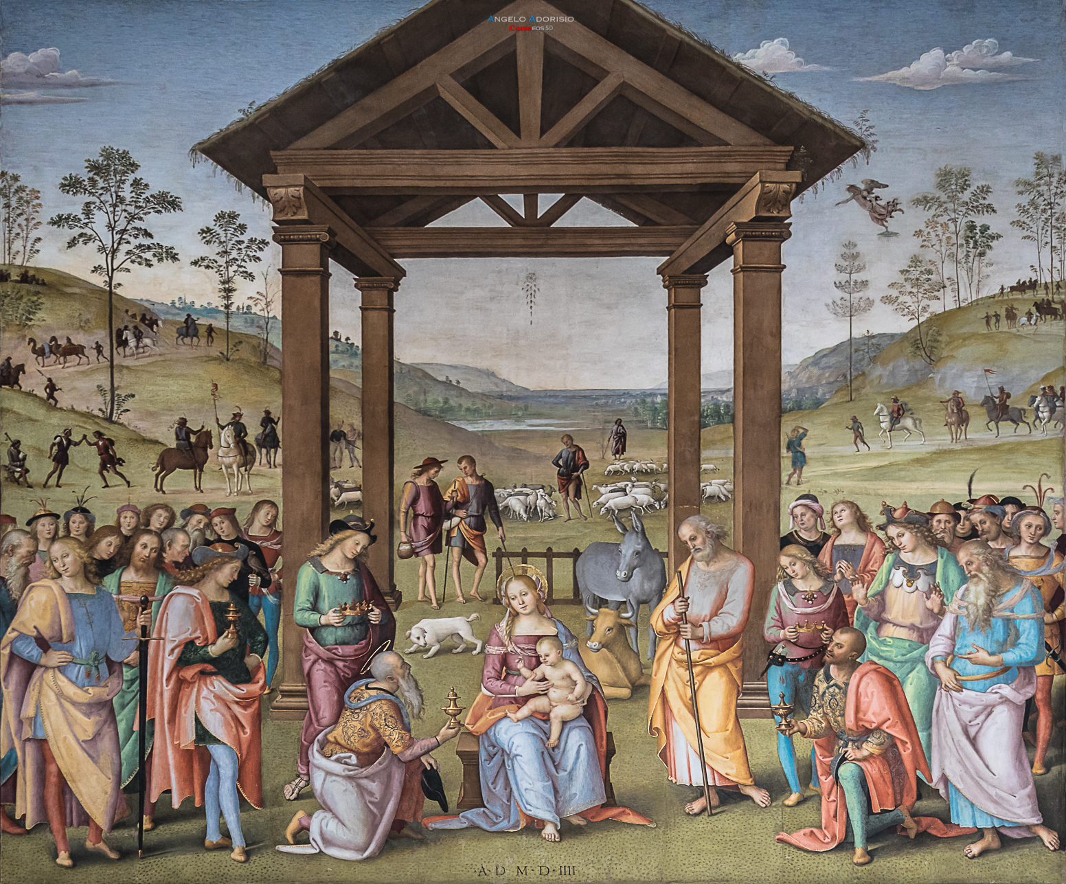 Il Perugino - L'Adorazione dei Magi-Città della P...