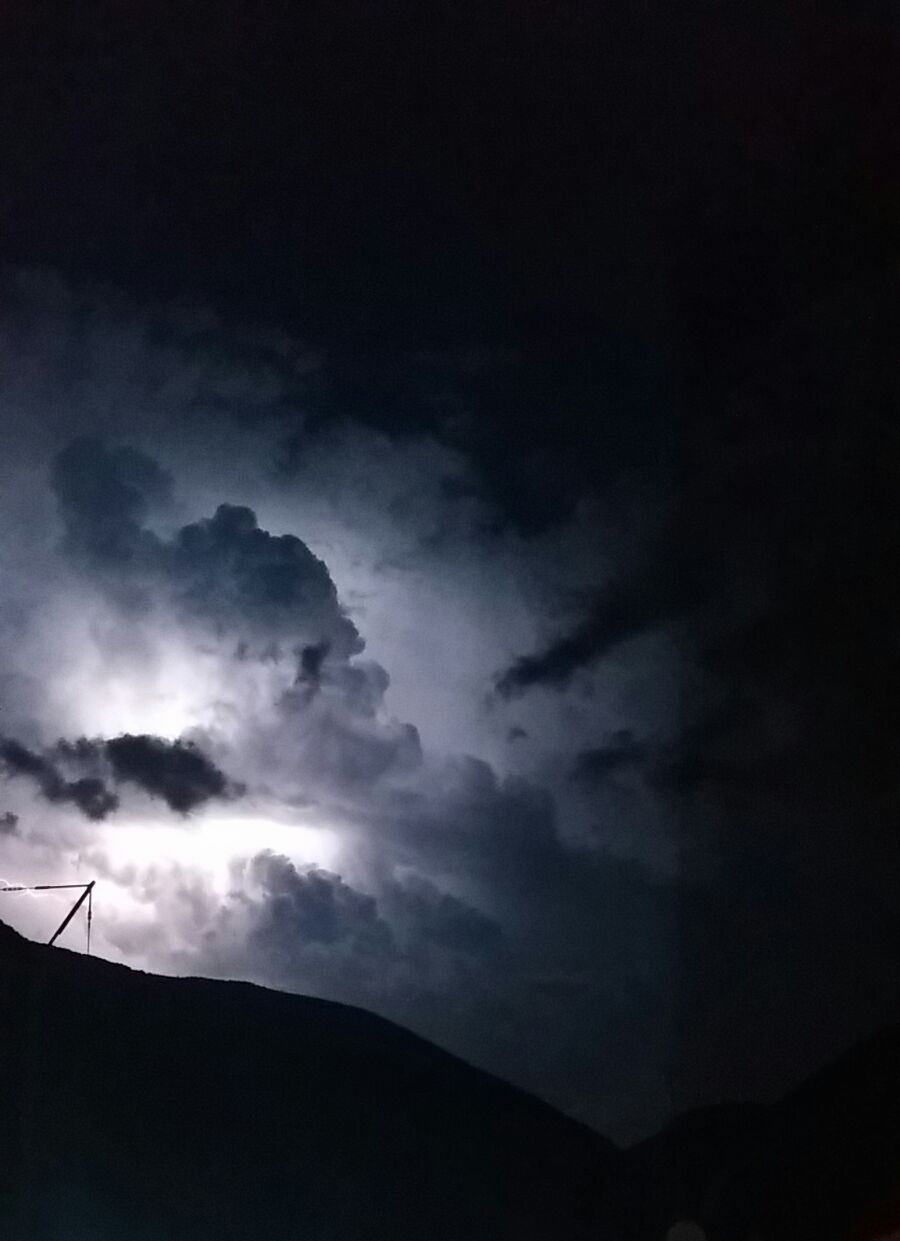 Thunderstorm coming up