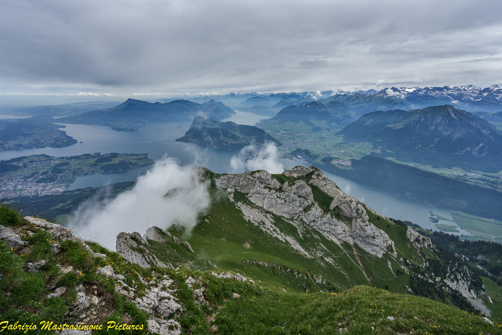 Lake of four cantons, Switzerland