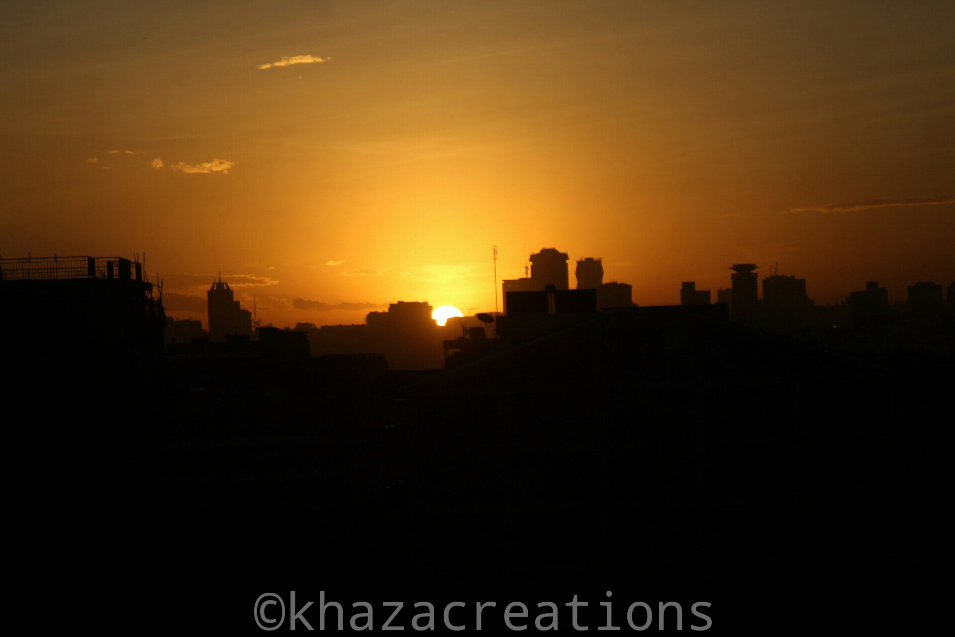 Sunset in Nairobi