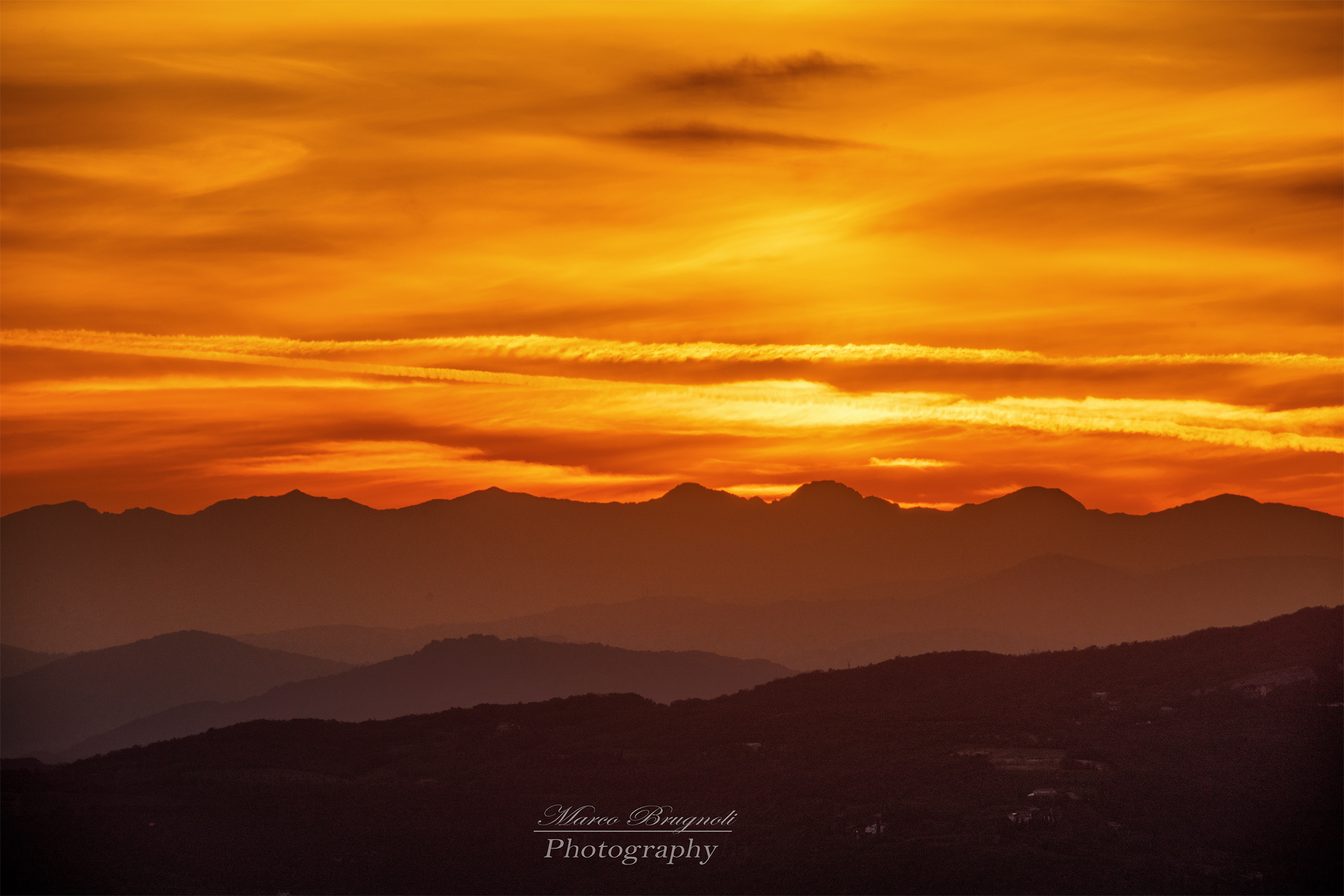Tramonto sulle Piccole Dolomiti