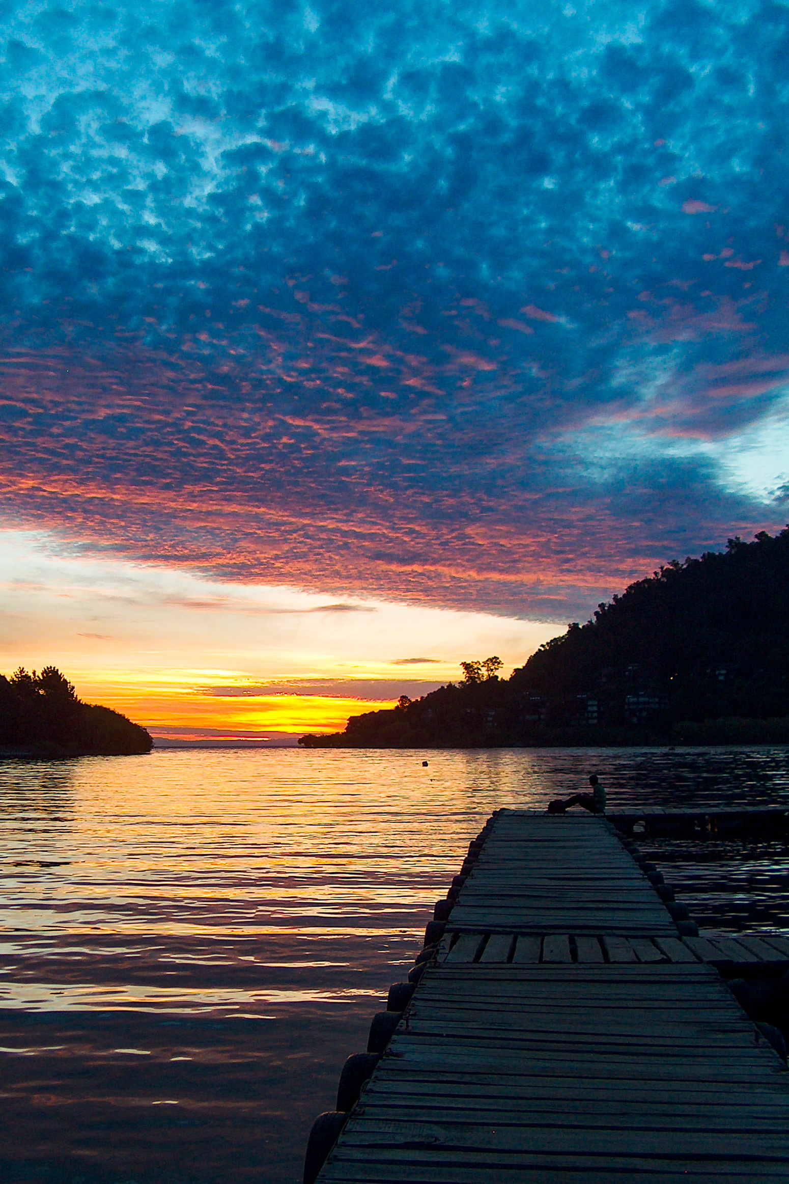 Sunset on Lake Llanquihue-Patagonia