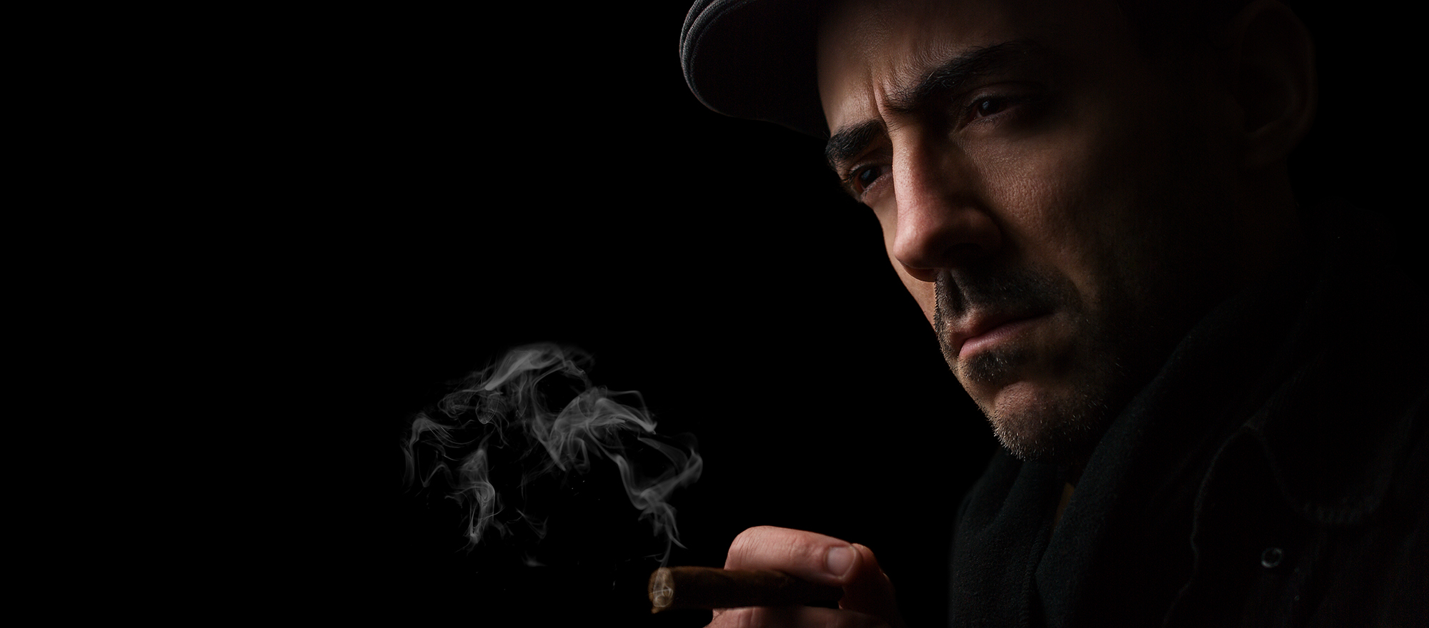 Self Smoke Portrait
