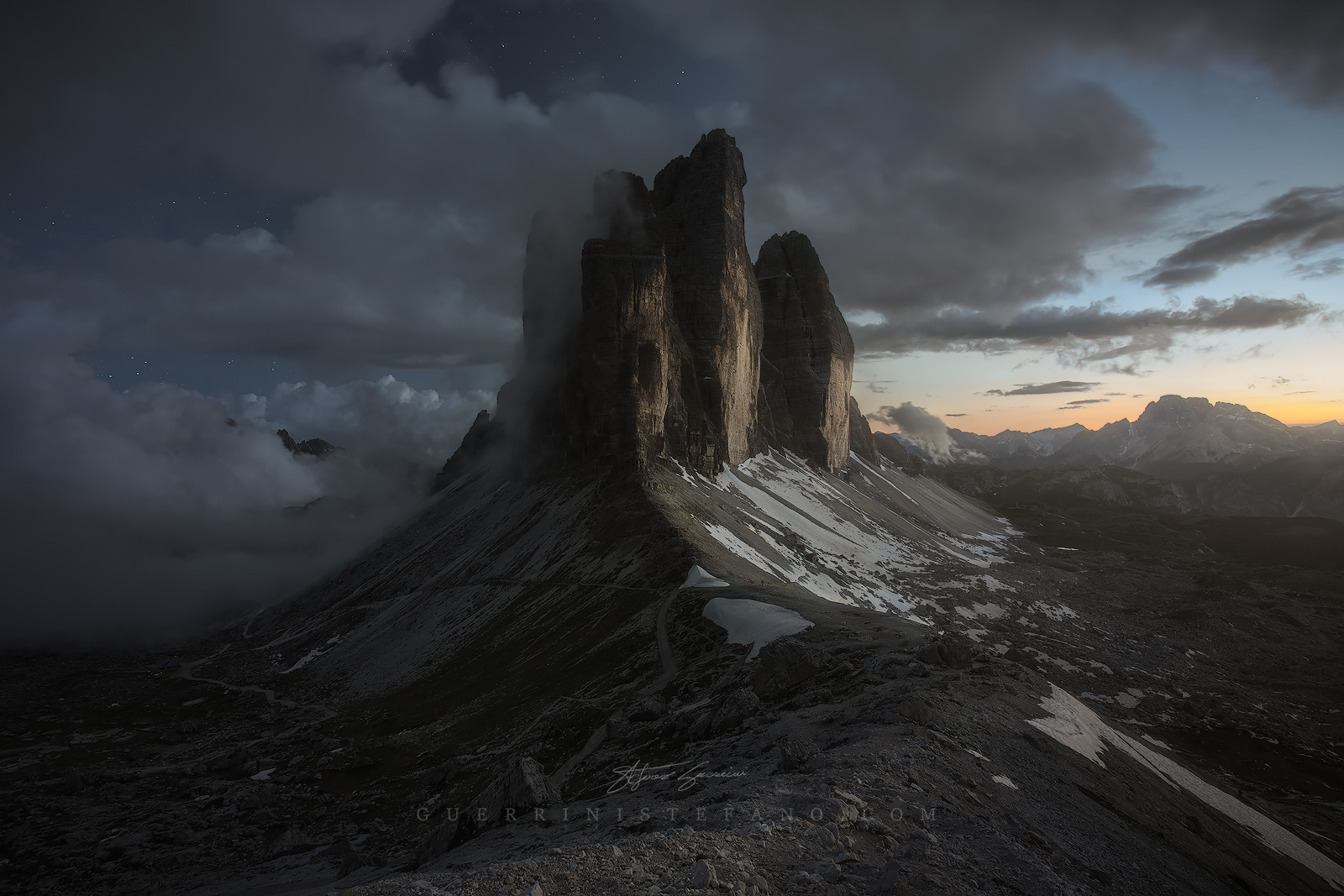 Blue Hour-Three peaks of Lavaredo