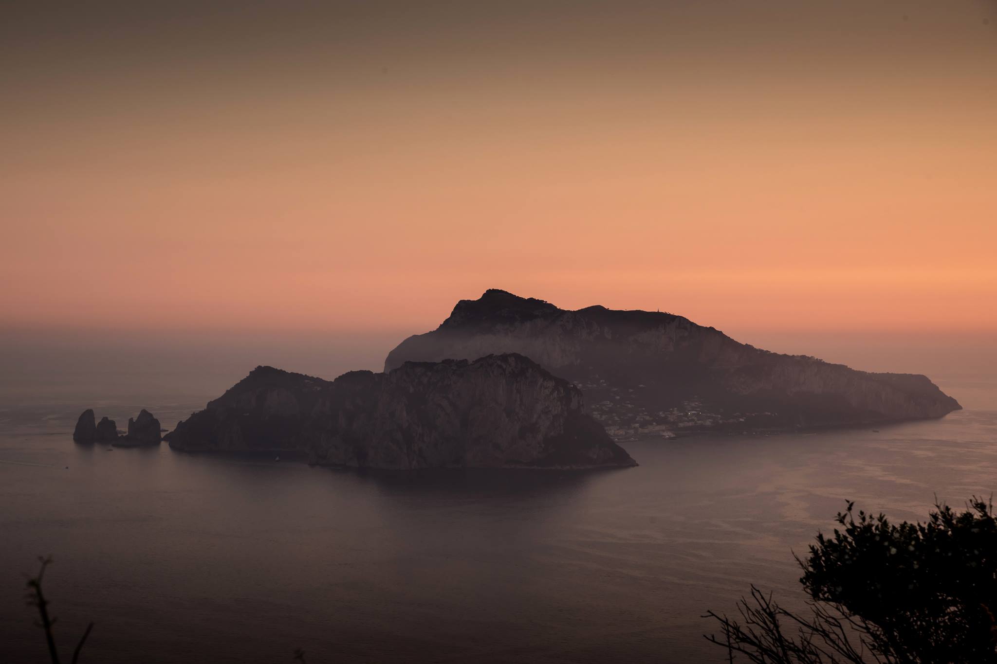 Capri at sunset
