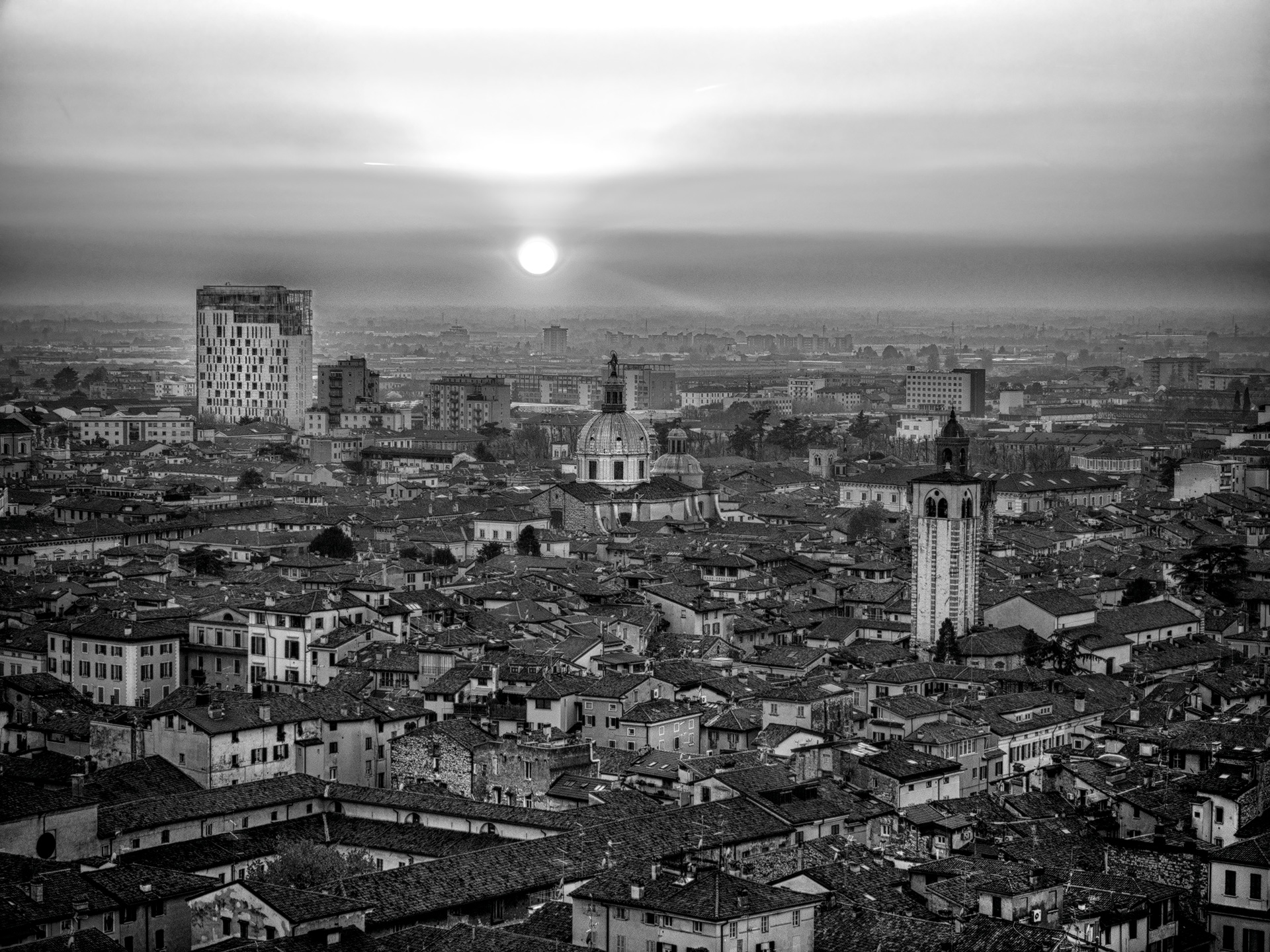 Brescia: View from the castle.