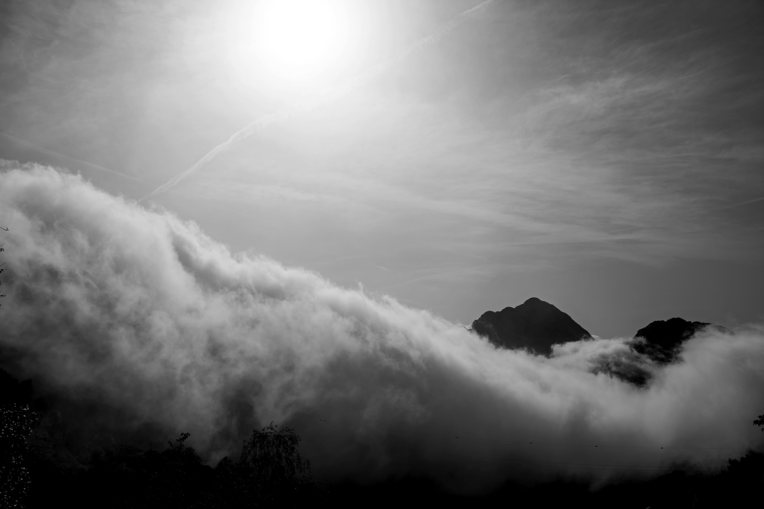 The Clouds River b/w