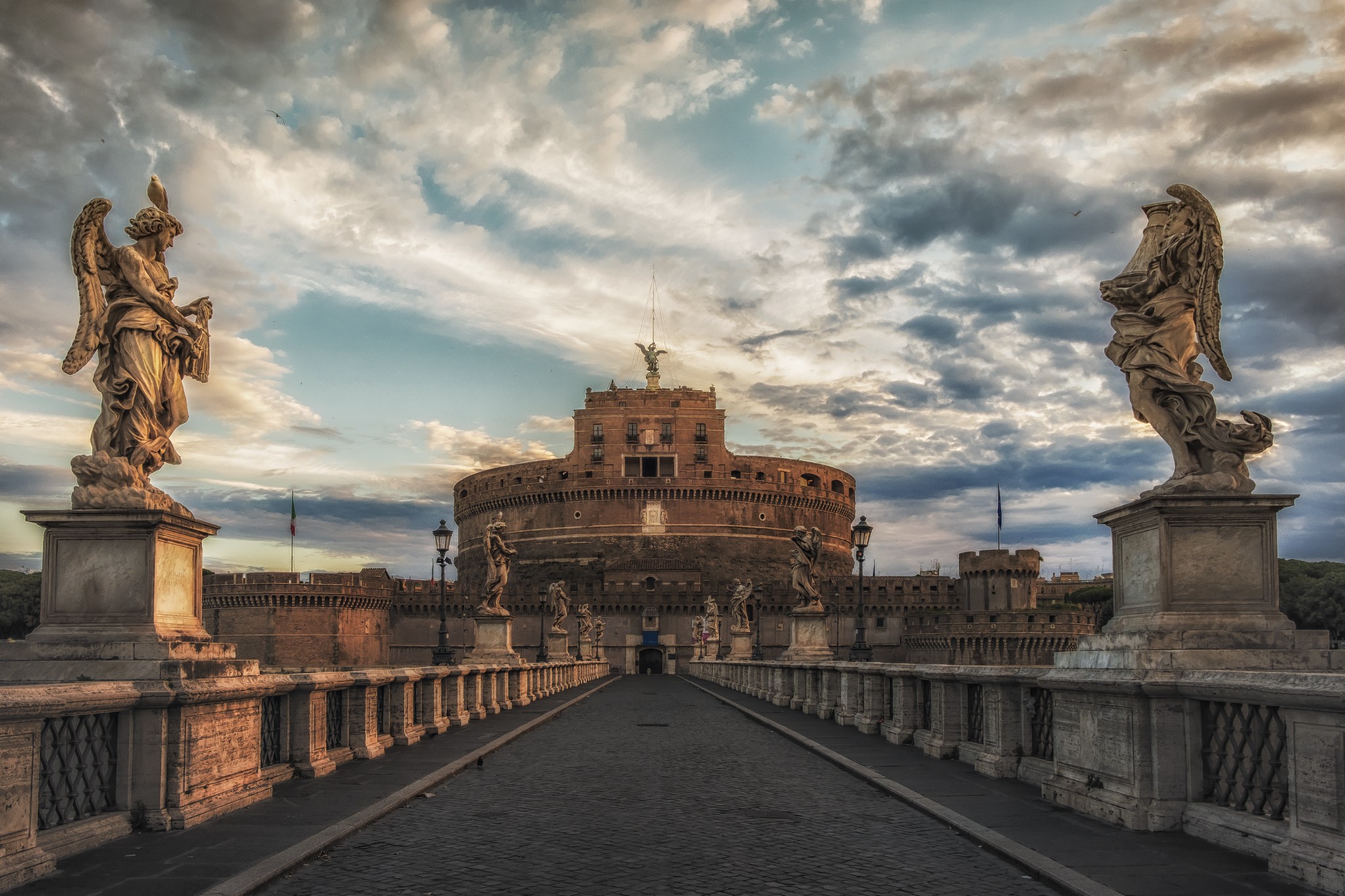 L'alba al Castel Sant'angelo