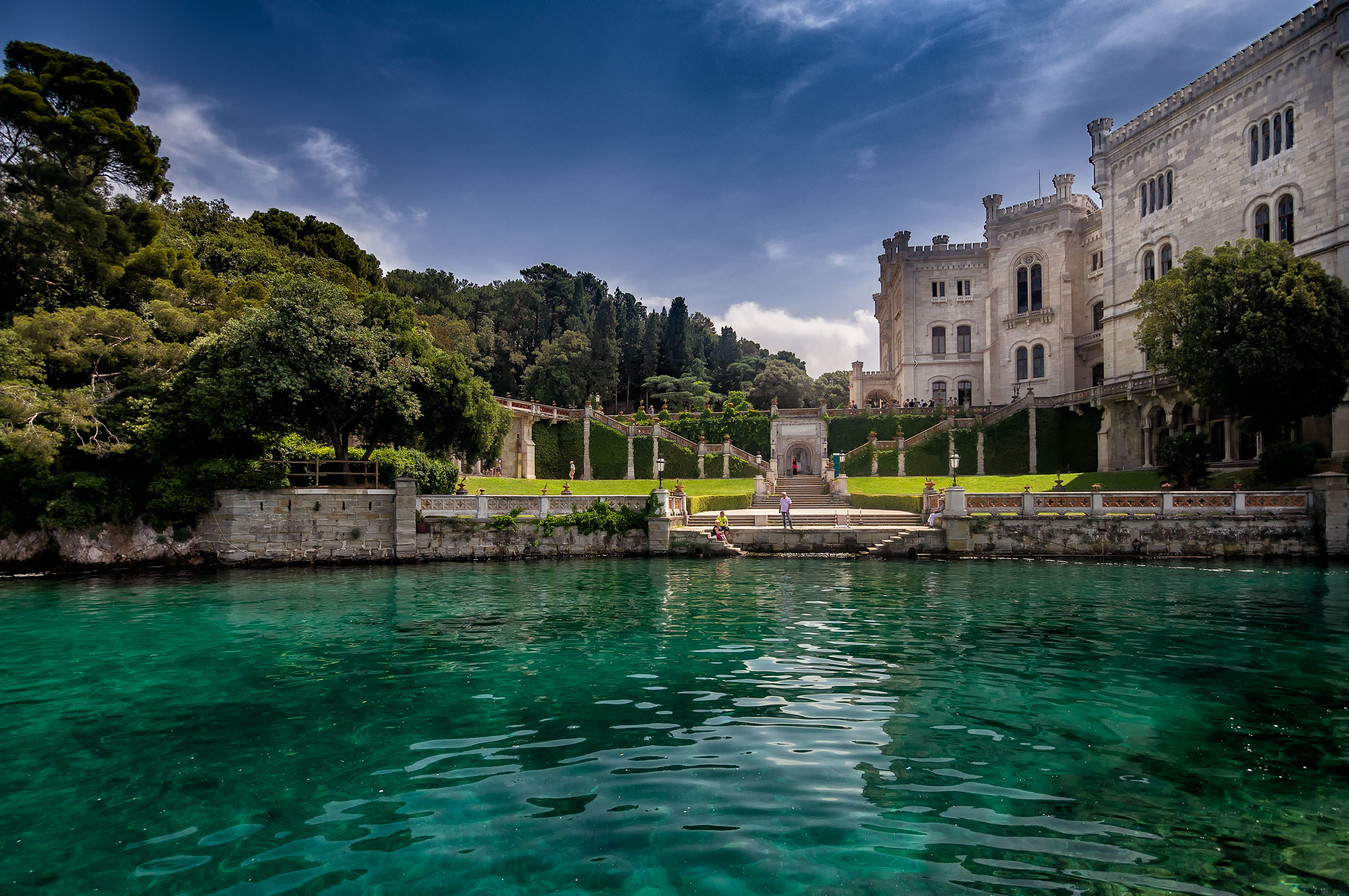 al castello di Miramare