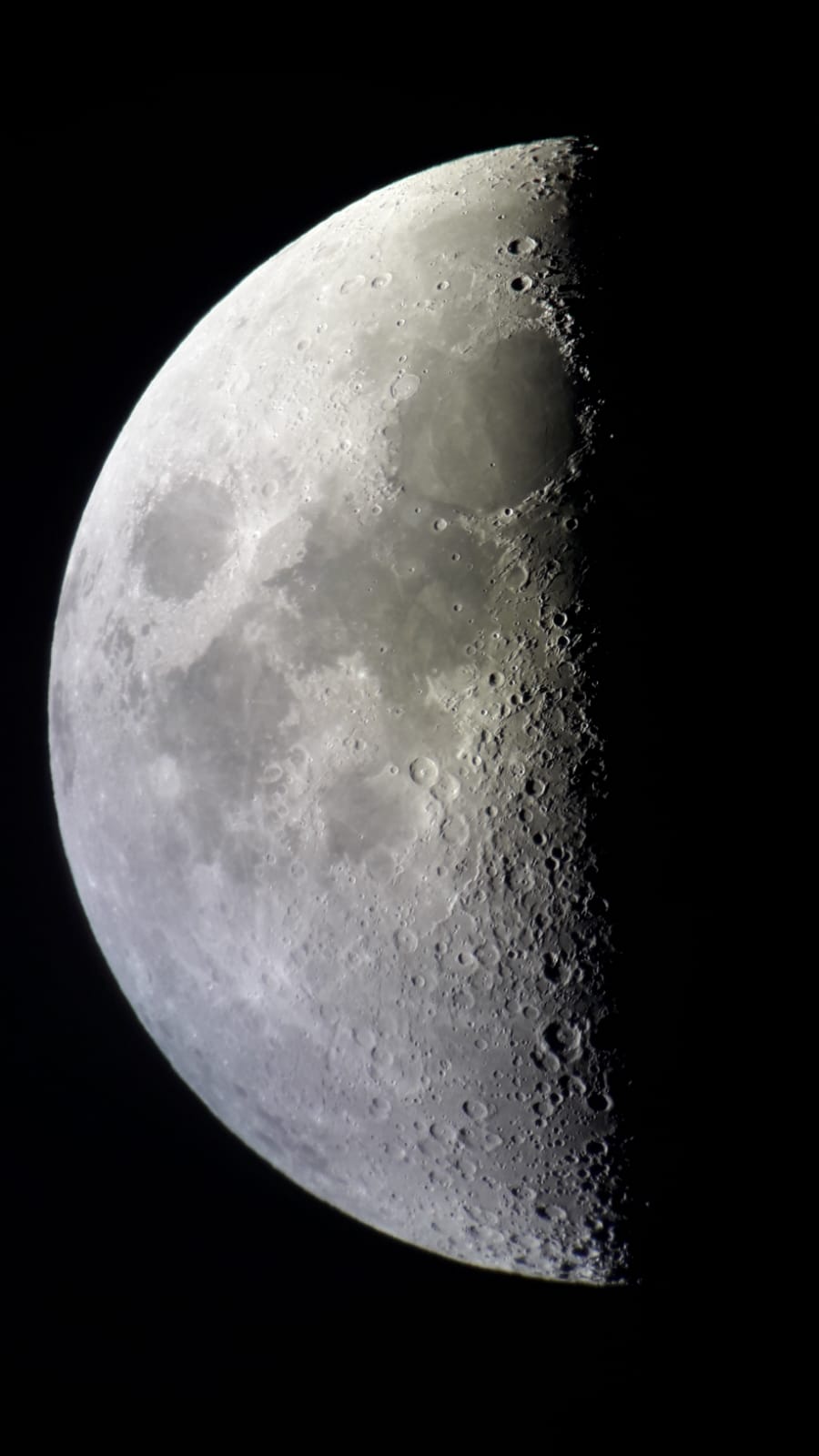 Moon in the first quarter