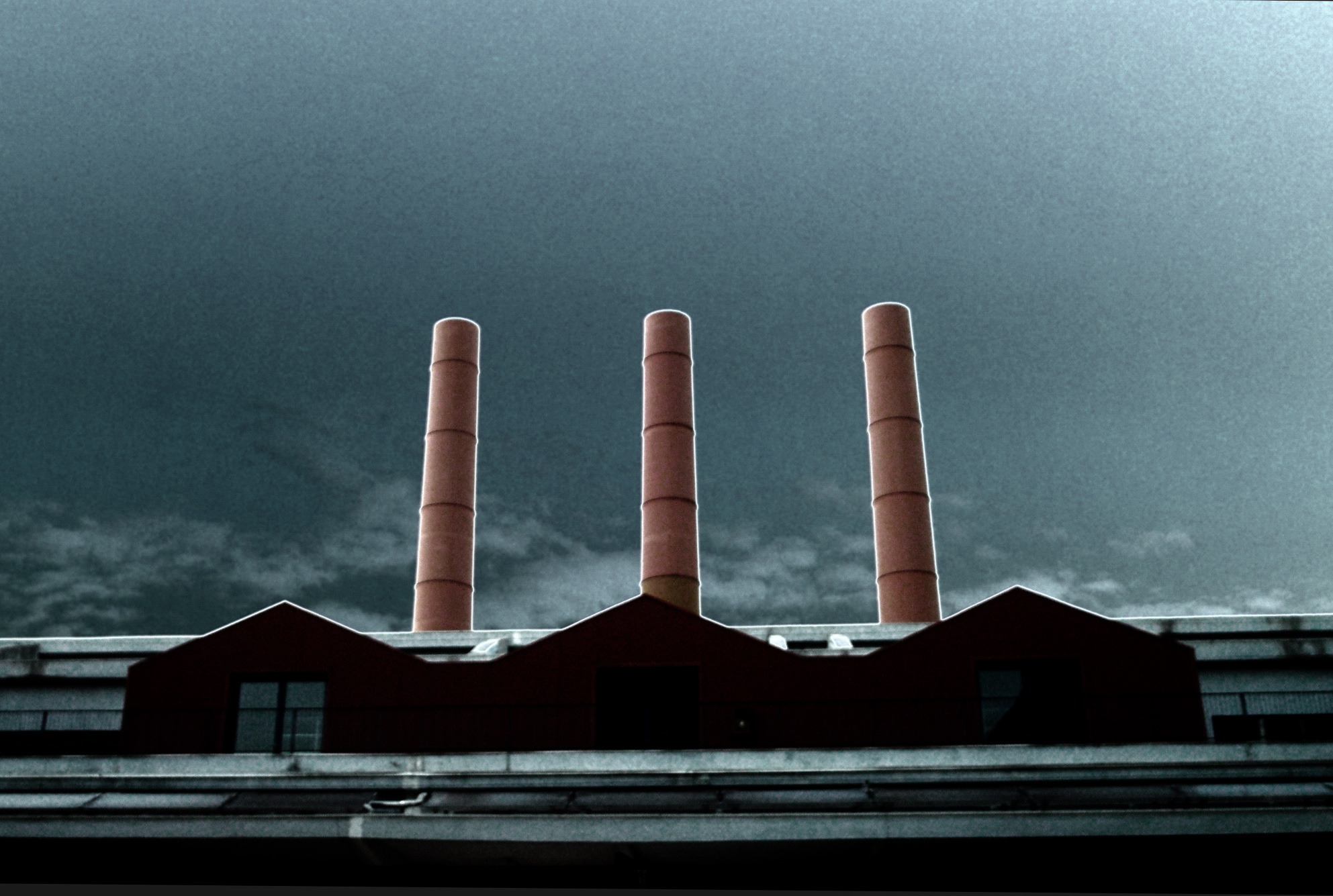 colorando il cielo di nero