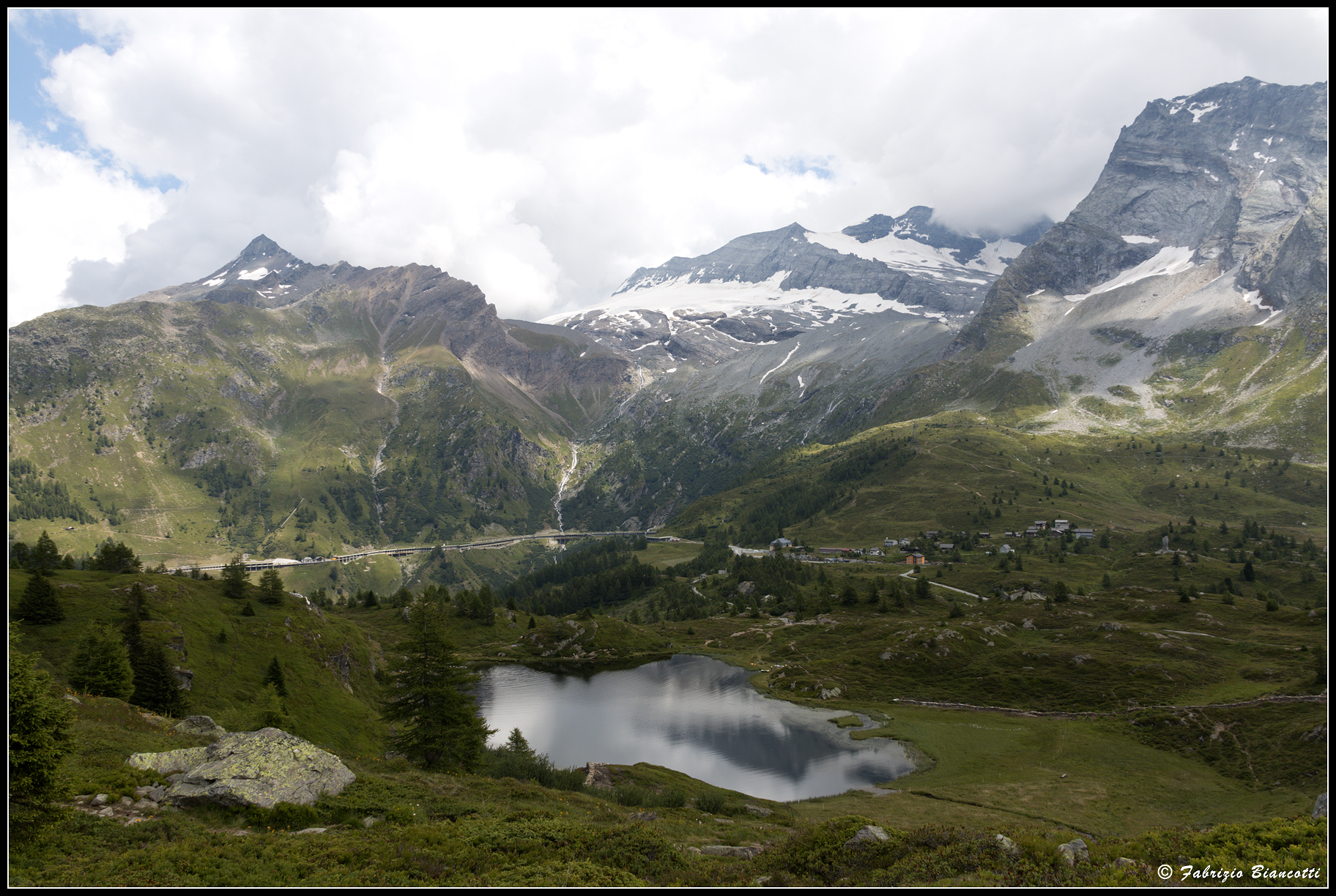 Lake at the Simplon Pass
