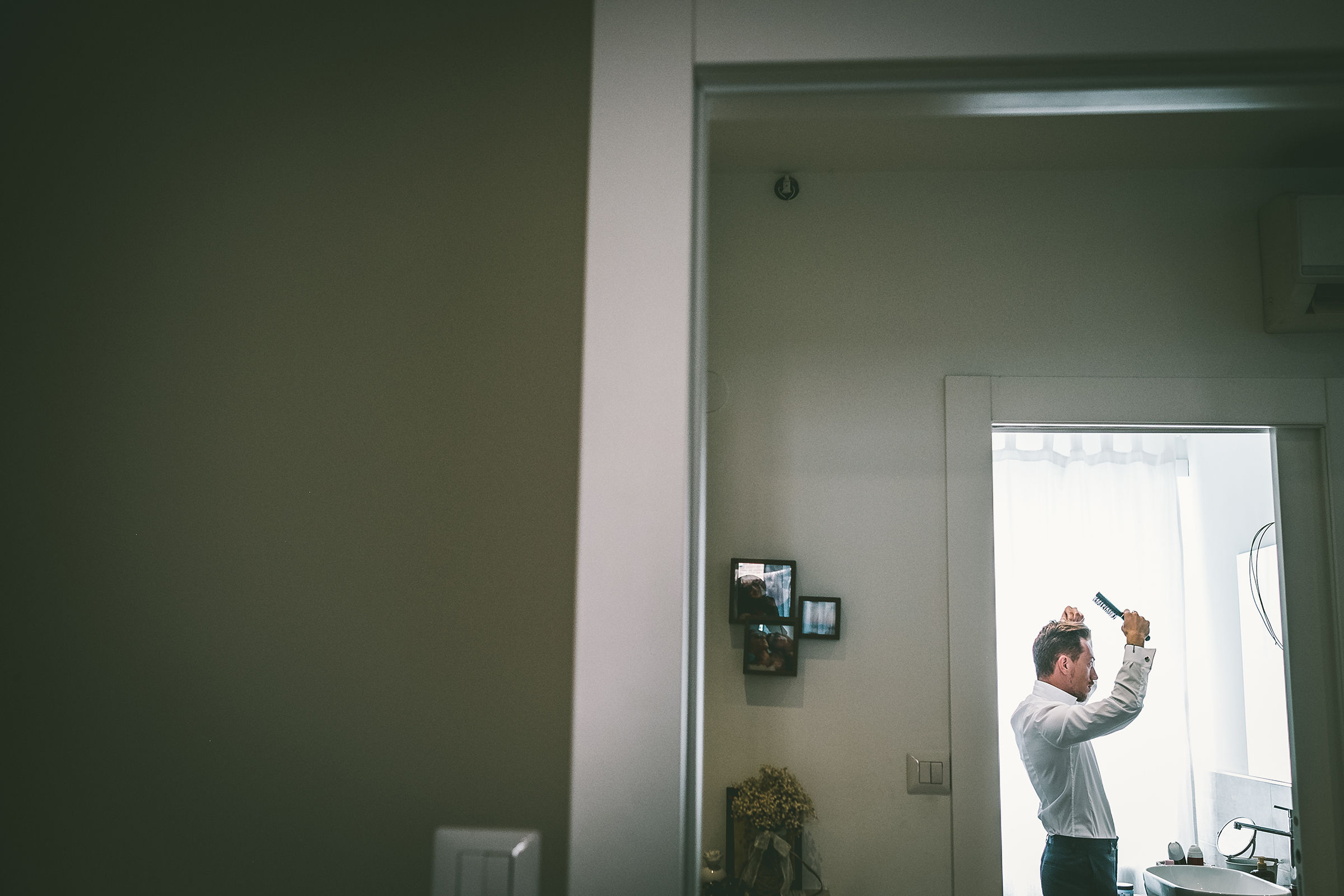 la preparazione dello sposo