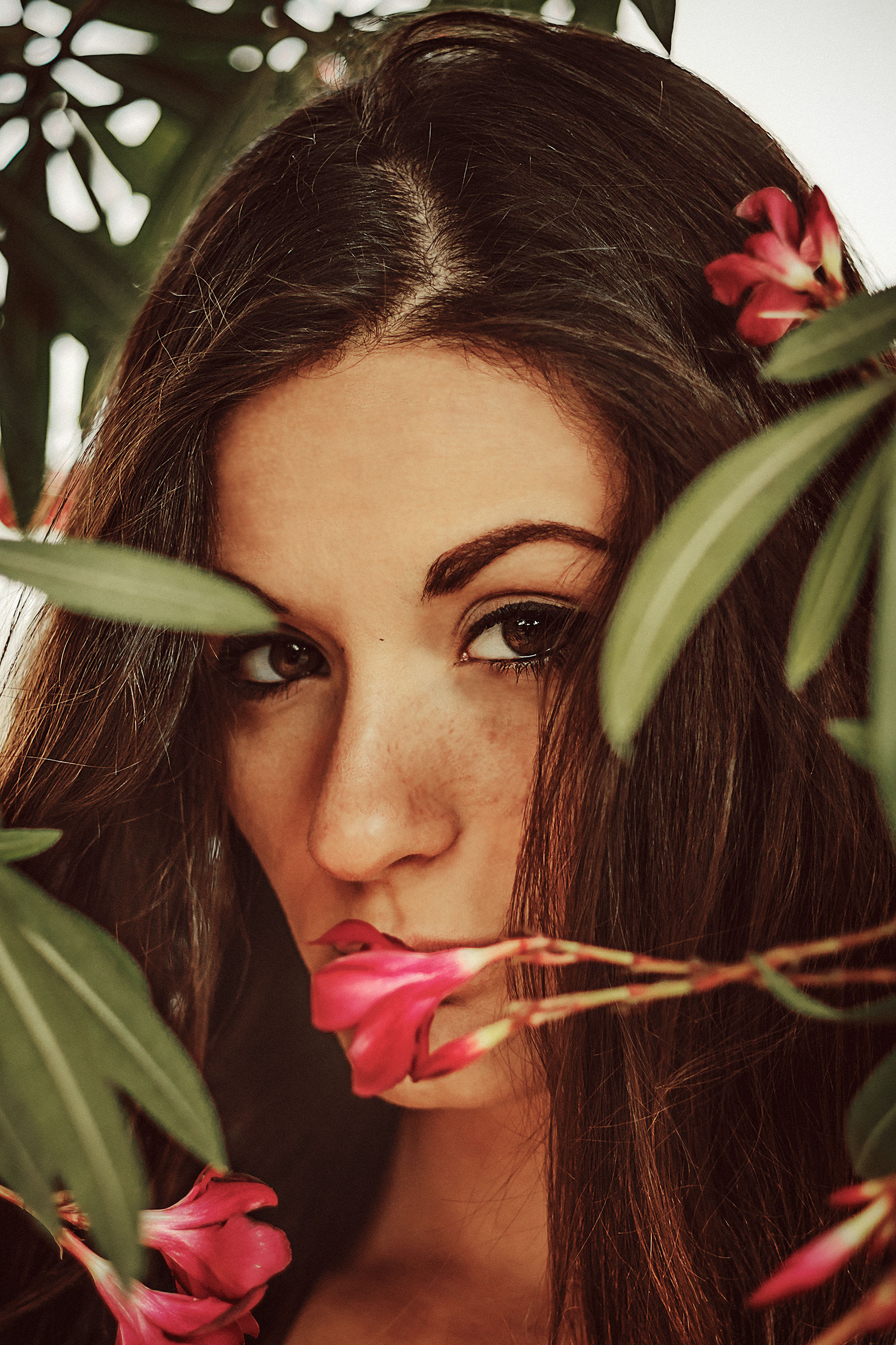 Martina Among the flowers 1