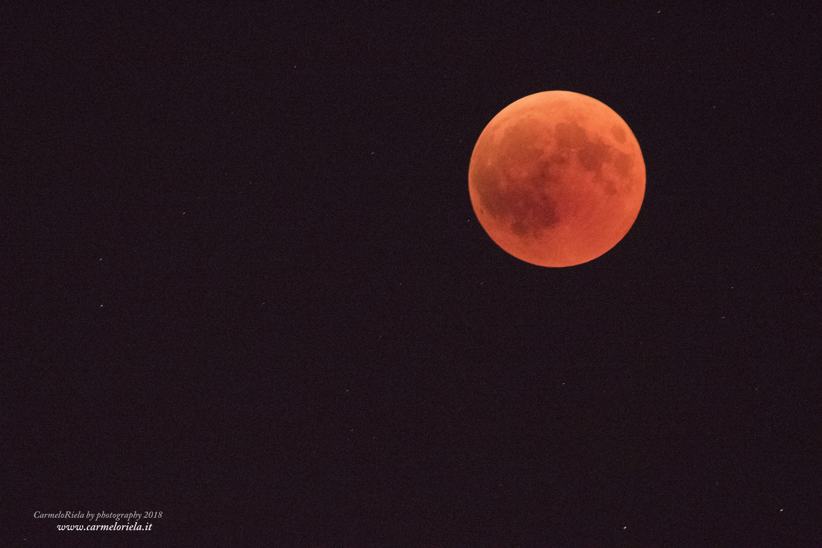 Red Moon eclipse