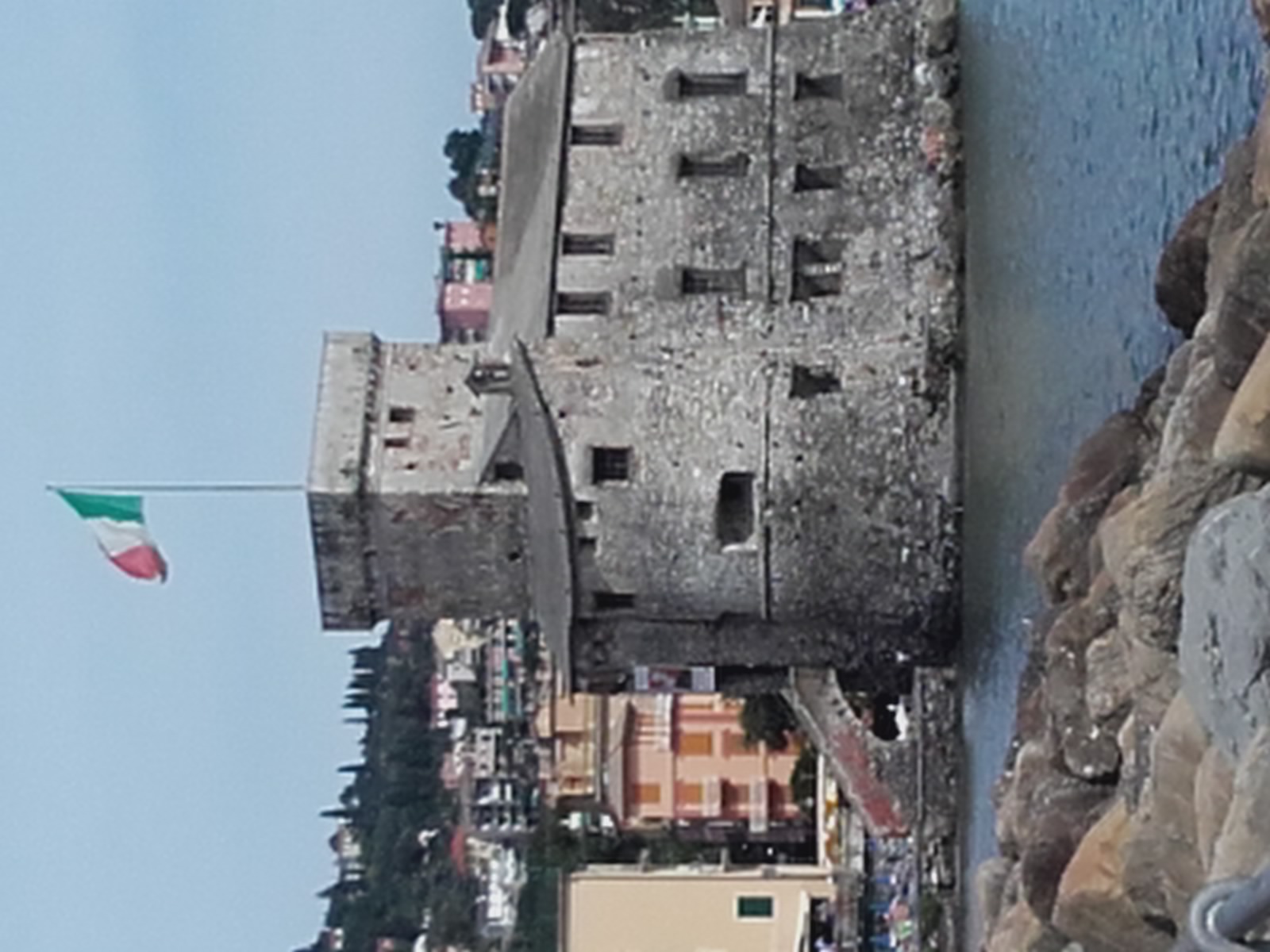 Castle on the sea-Rapallo ge