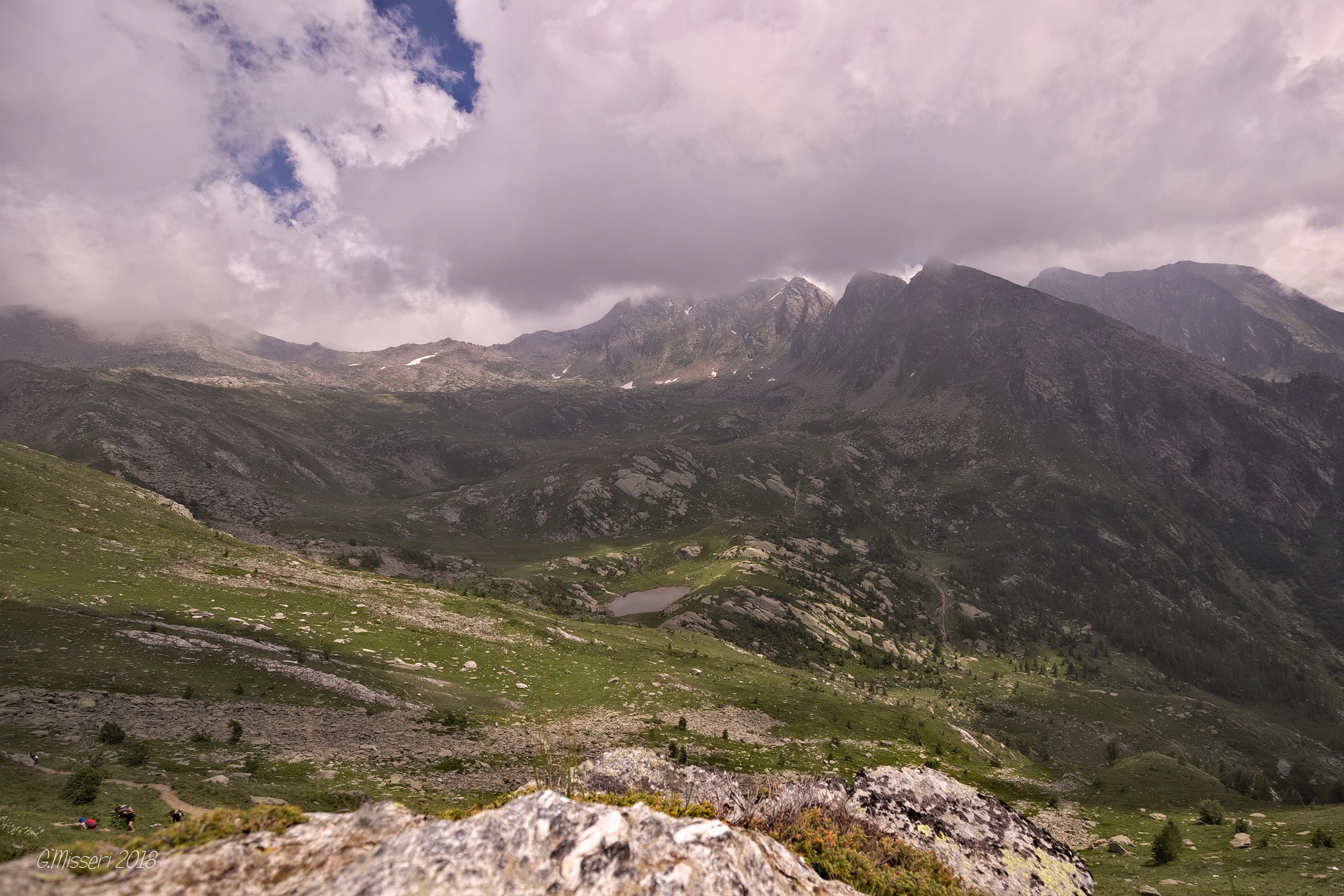 Conca dei 13 lakes in Prali
