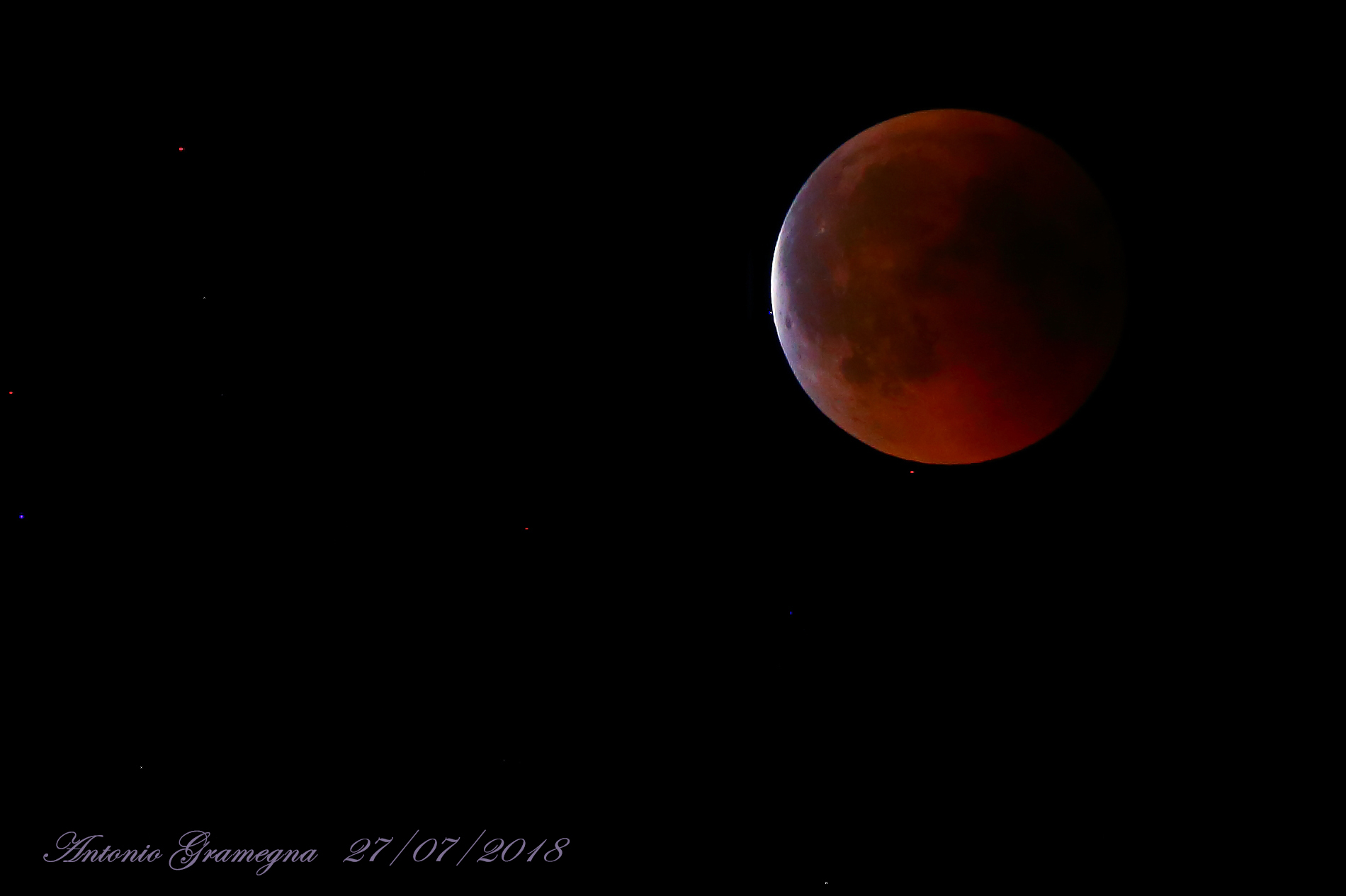 Eclissi lunare 27/07/2018