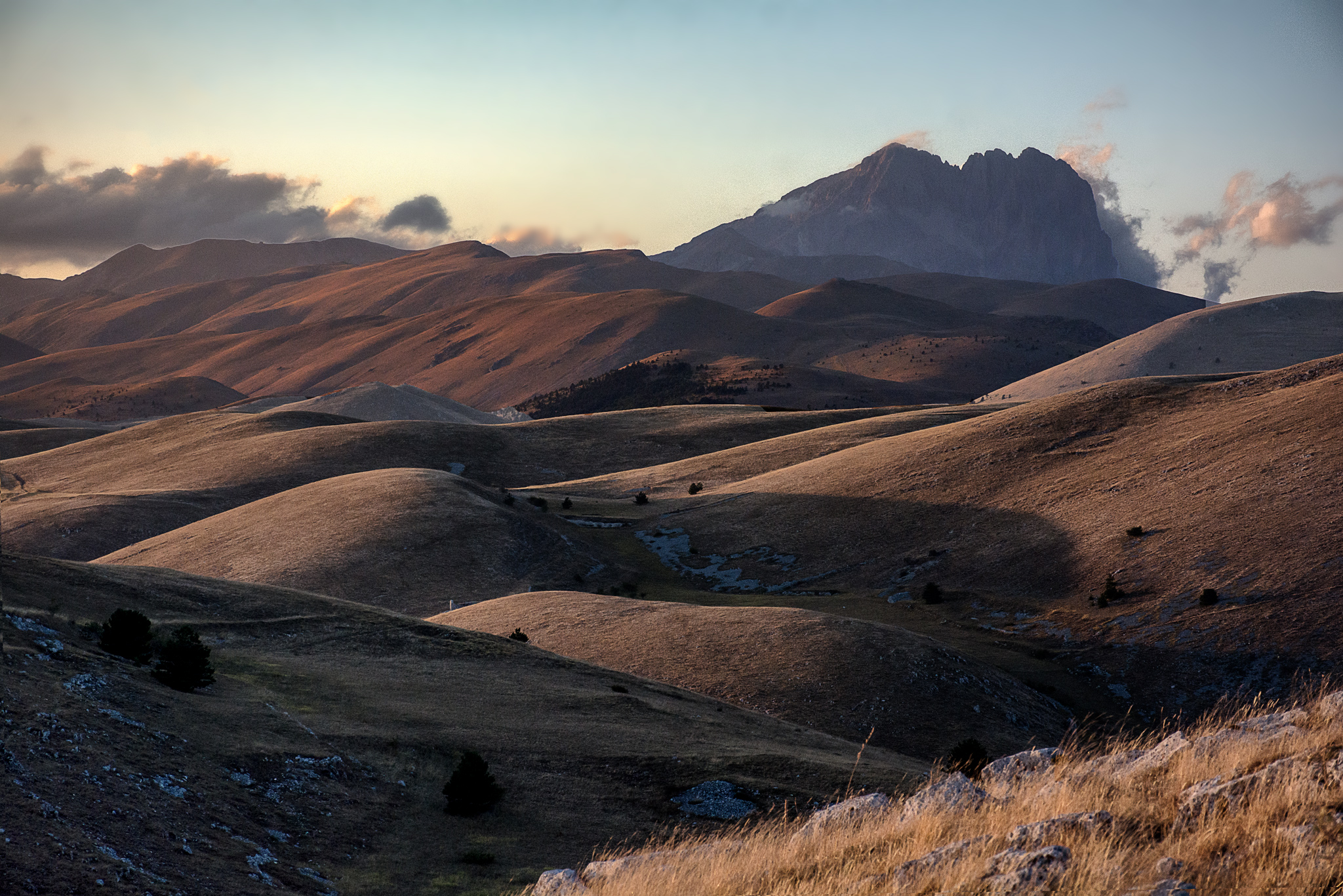 catena gran sasso da rocca di calascio