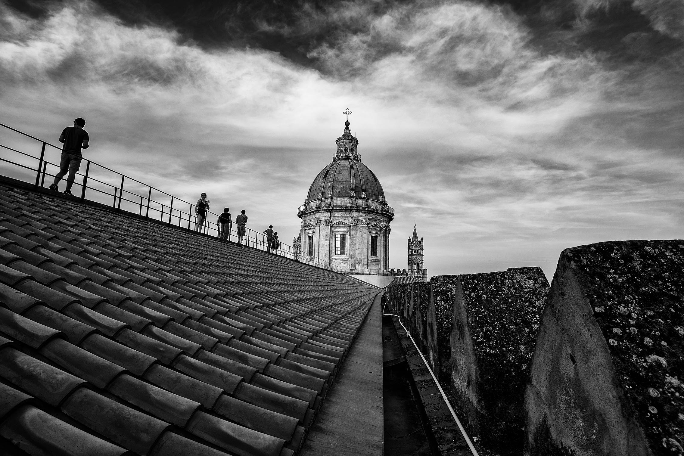 I tetti della cattadrale di palermo