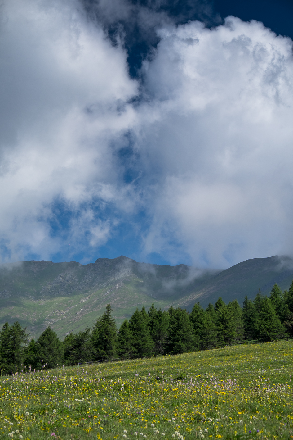 When even the clouds kiss...