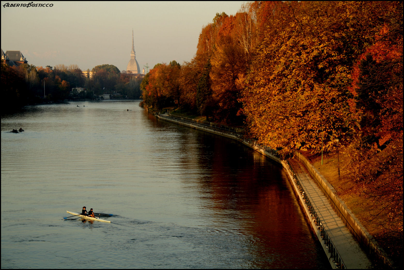 Il Po d'autunno