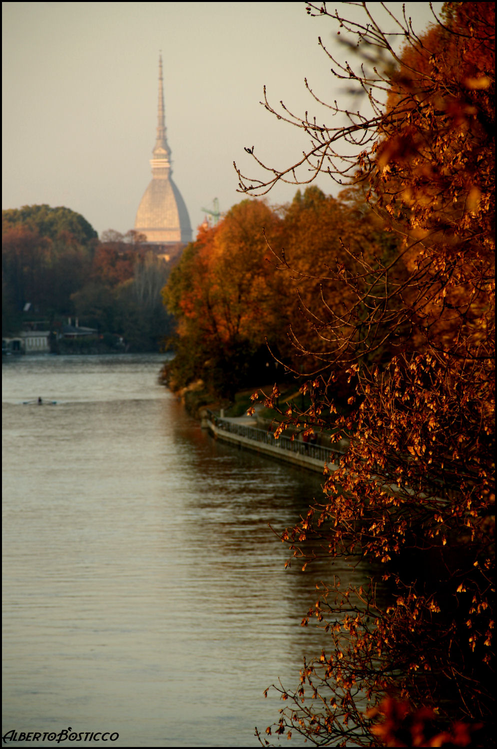 Il Po d'autunno