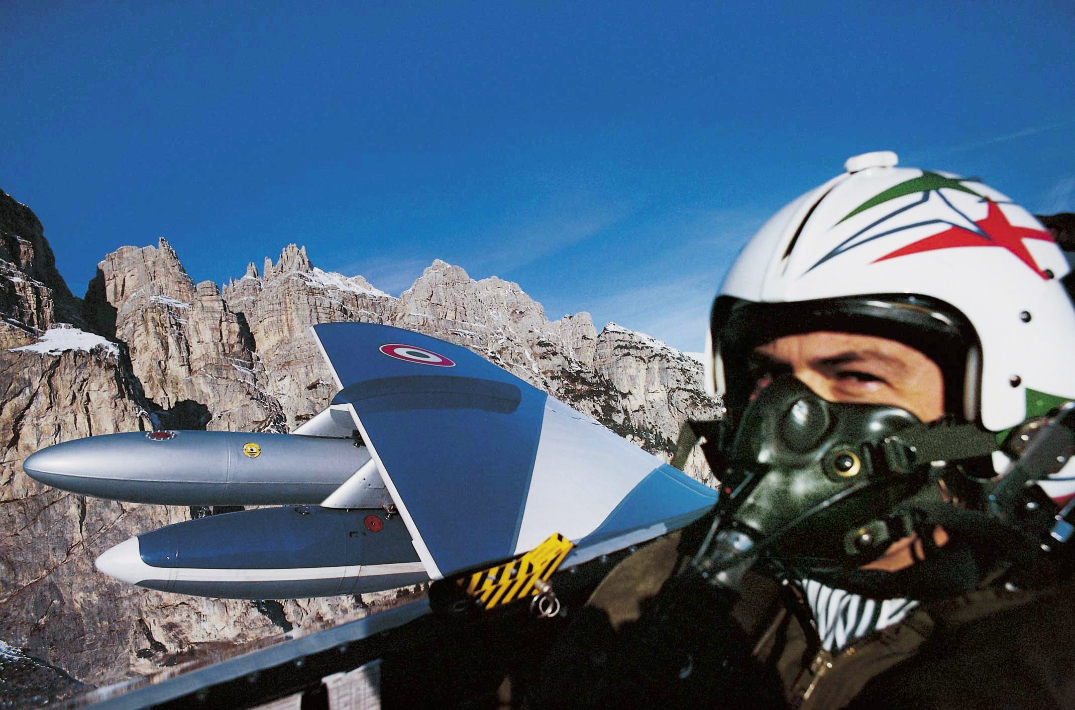 BBQ training flight in the Dolomites