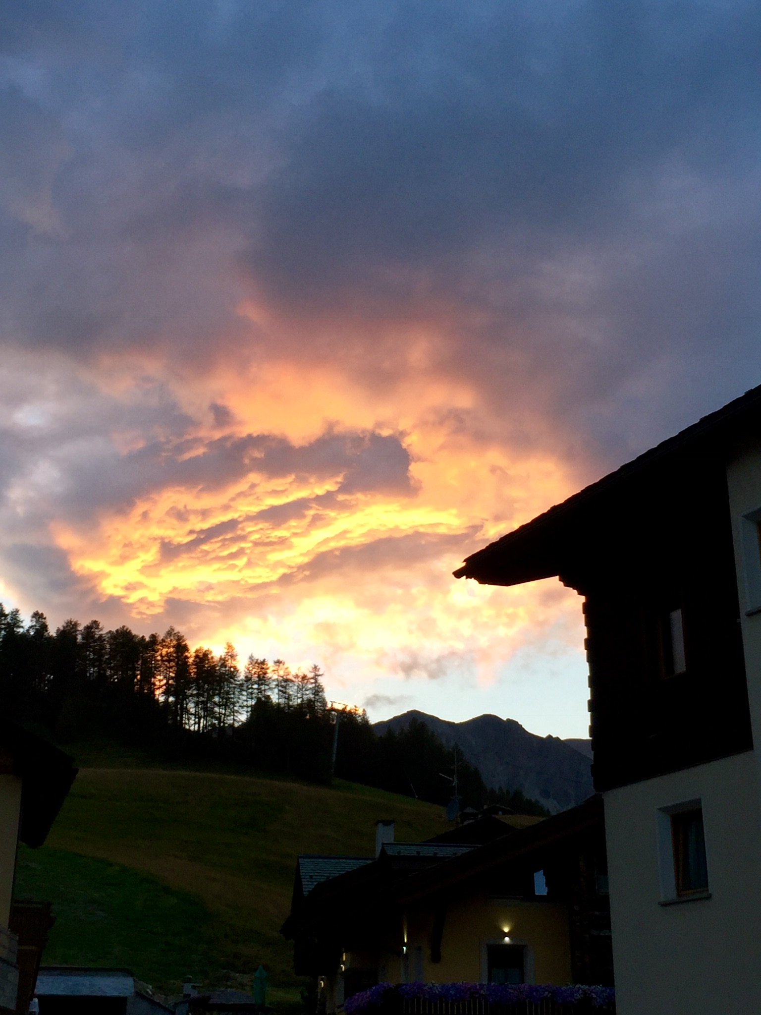 Sunset in Livigno