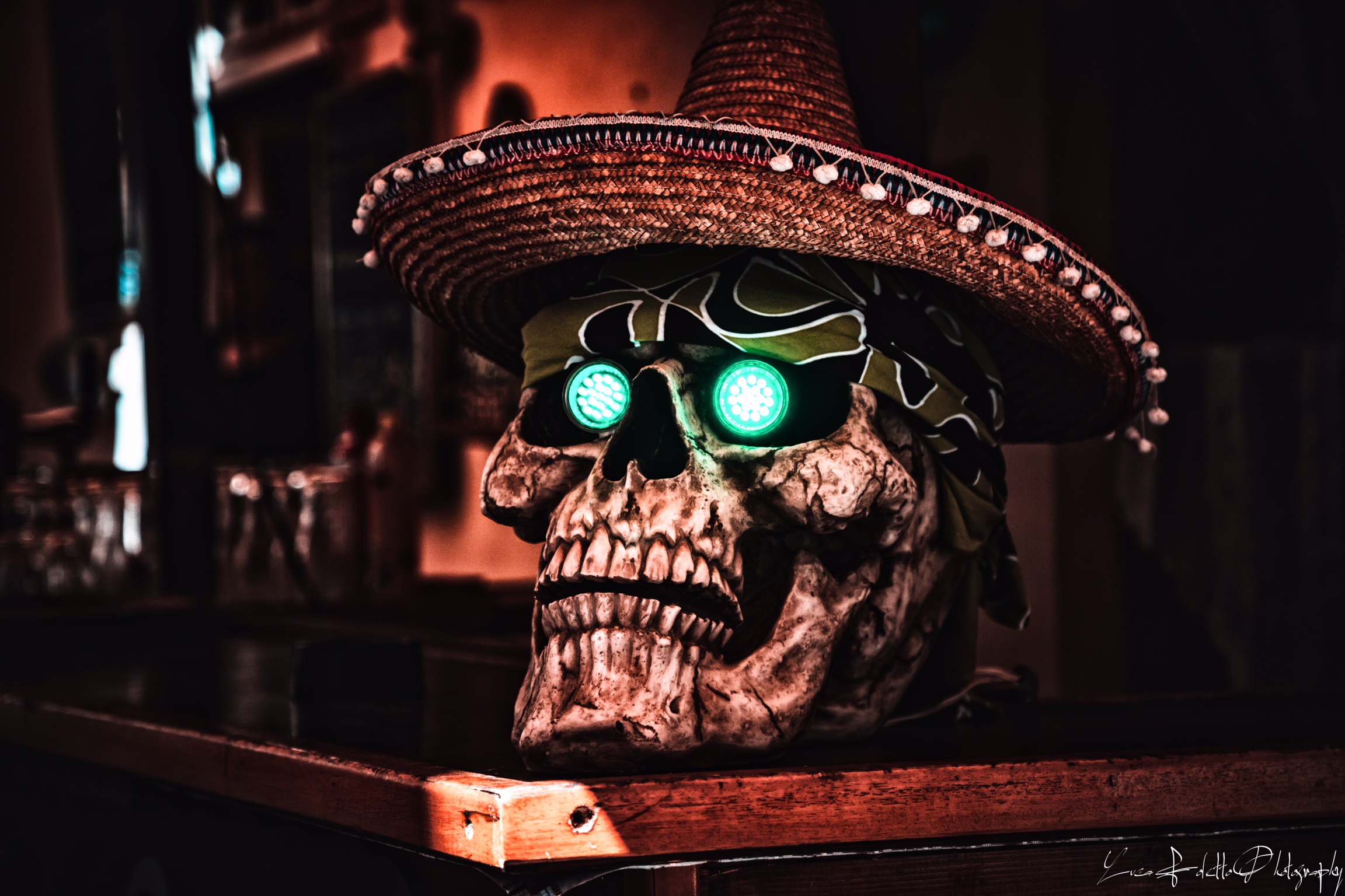 Waited for his spritz