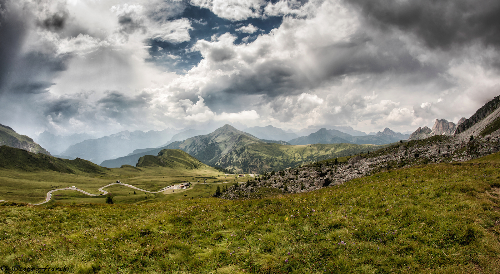 View from the Giau Pass