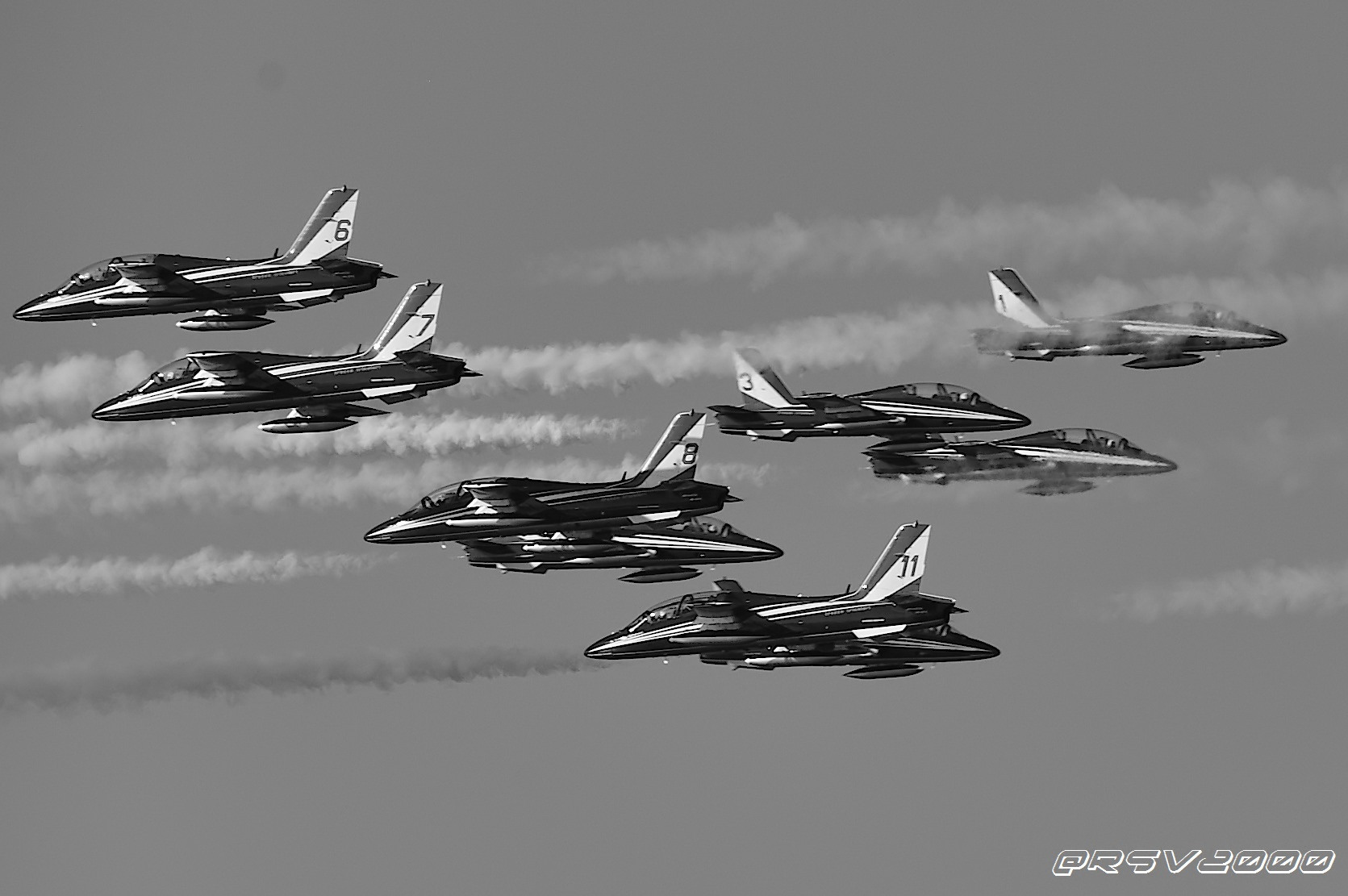 Frecce Tricolori "Crossing in Black and White"&quo...