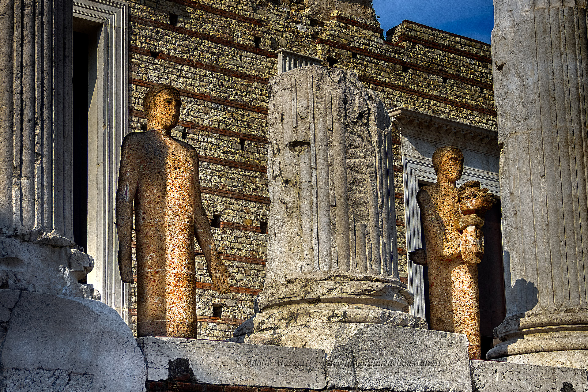Brescia: Disturbing alien presences at the Capitolino.