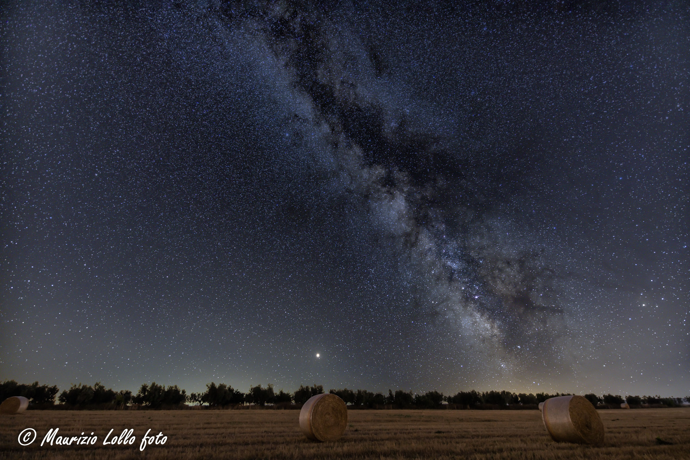 Notte d'agosto nelle campagne di Tuscania (vt)