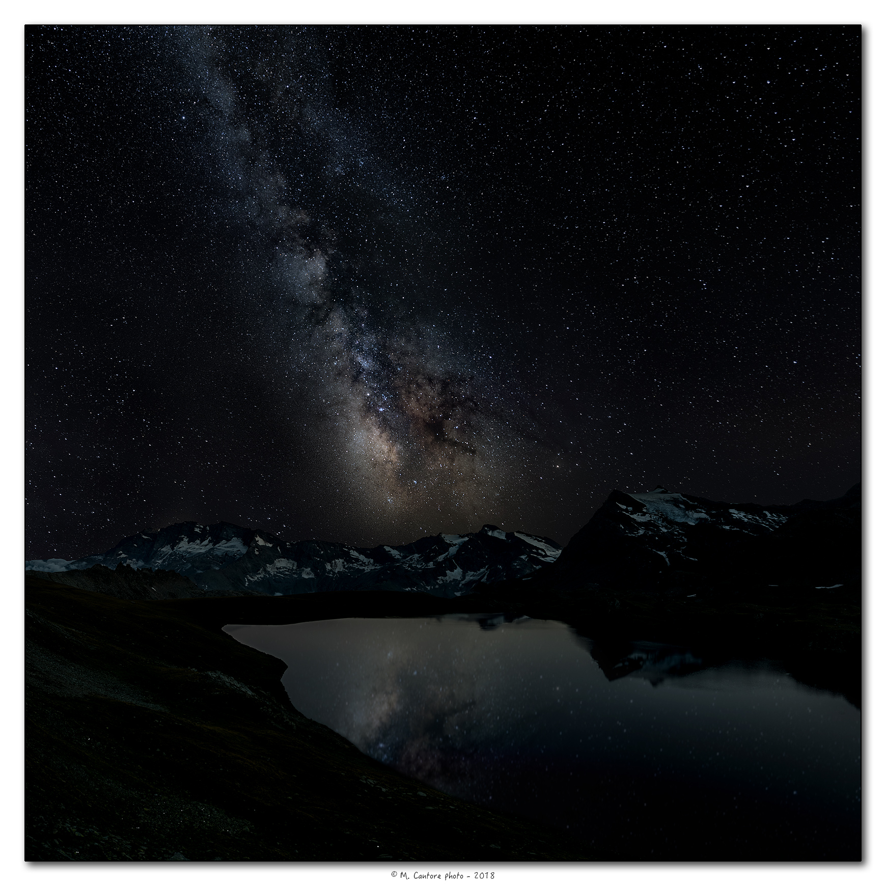 The Milky Way, the Levanne and the Rossett Lake