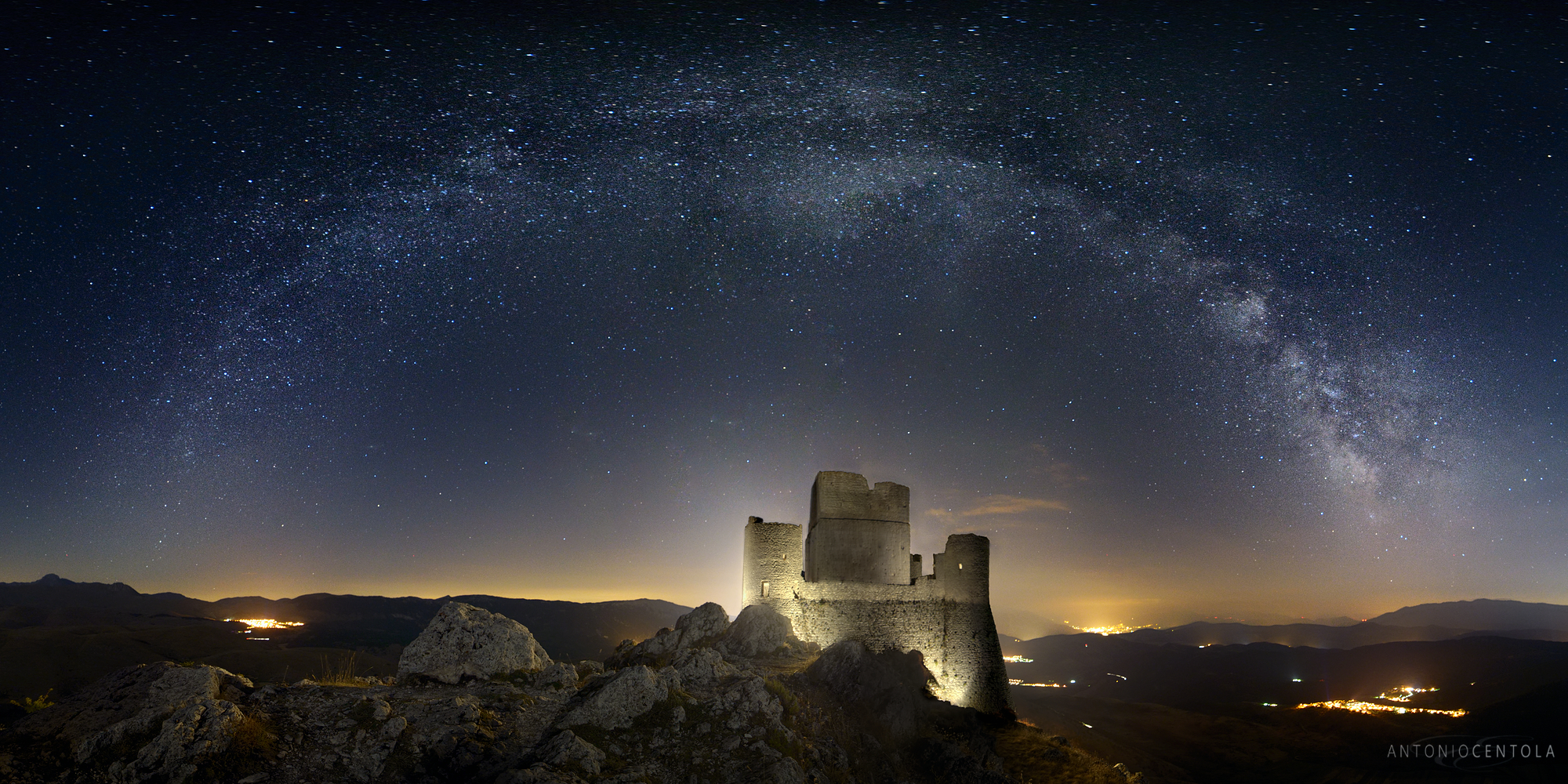 Milky Way on Rocca Calascio