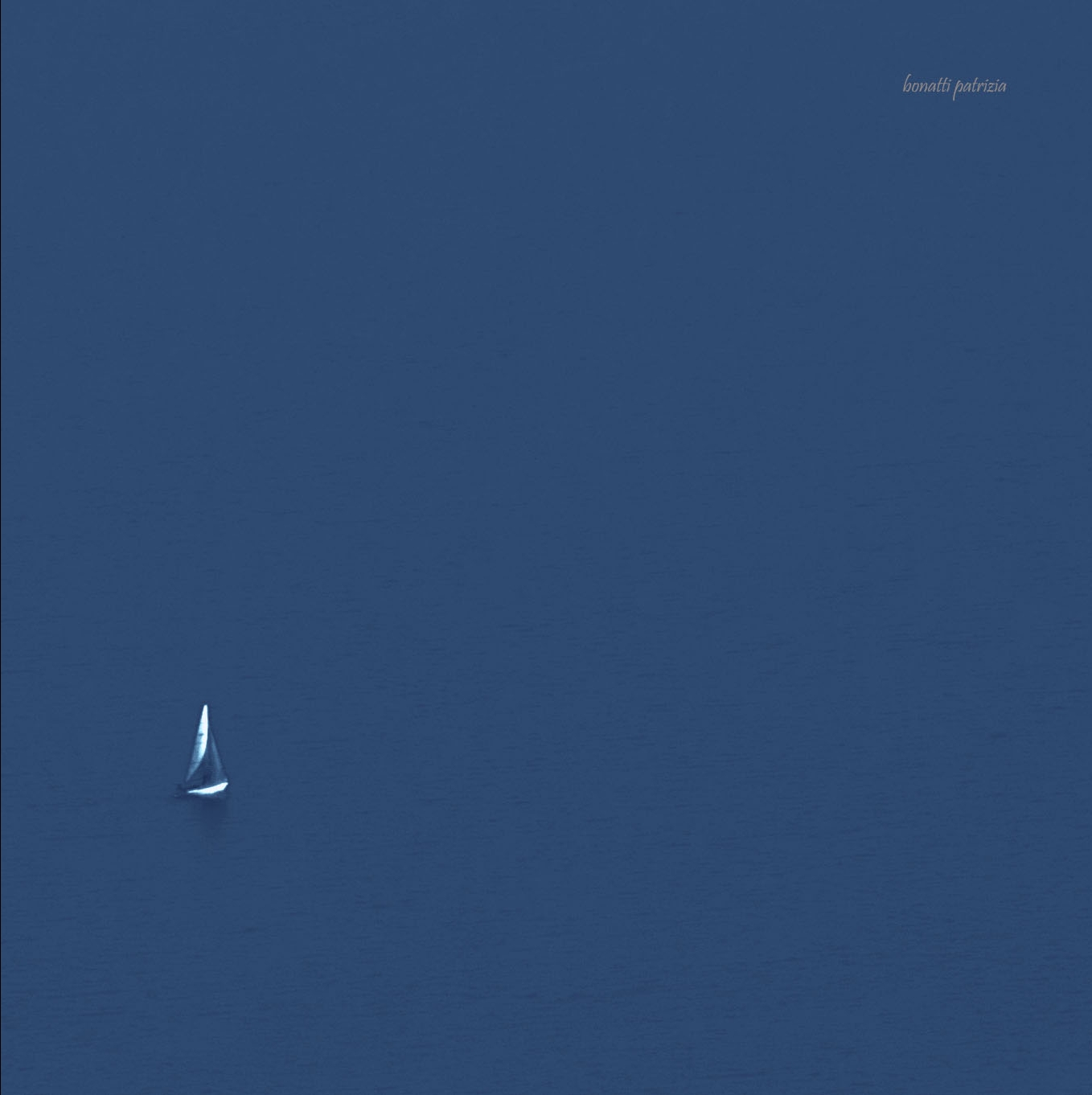 In blue painted blue