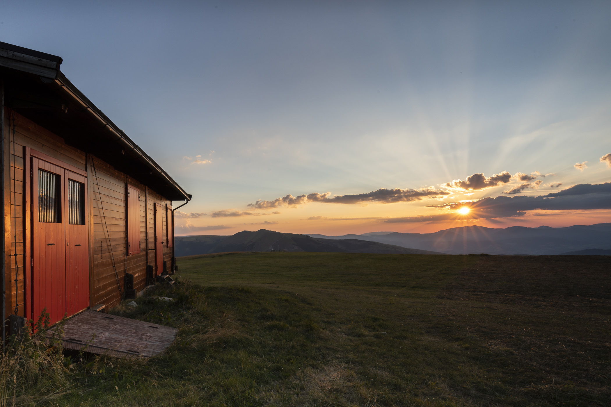 Le luci del tramonto