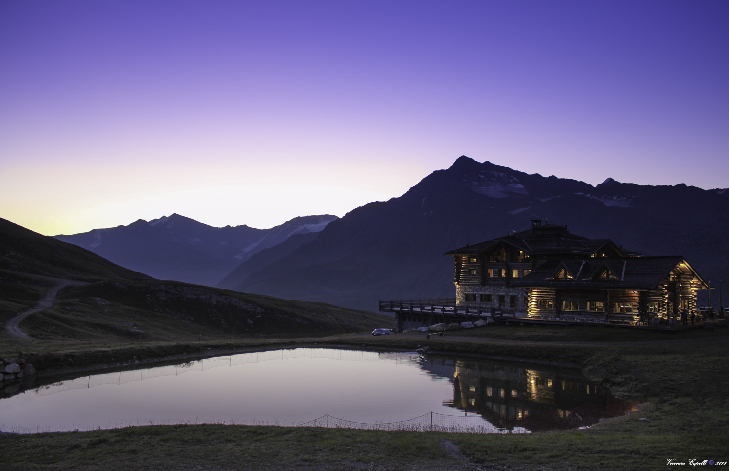 Sunrise in high altitude