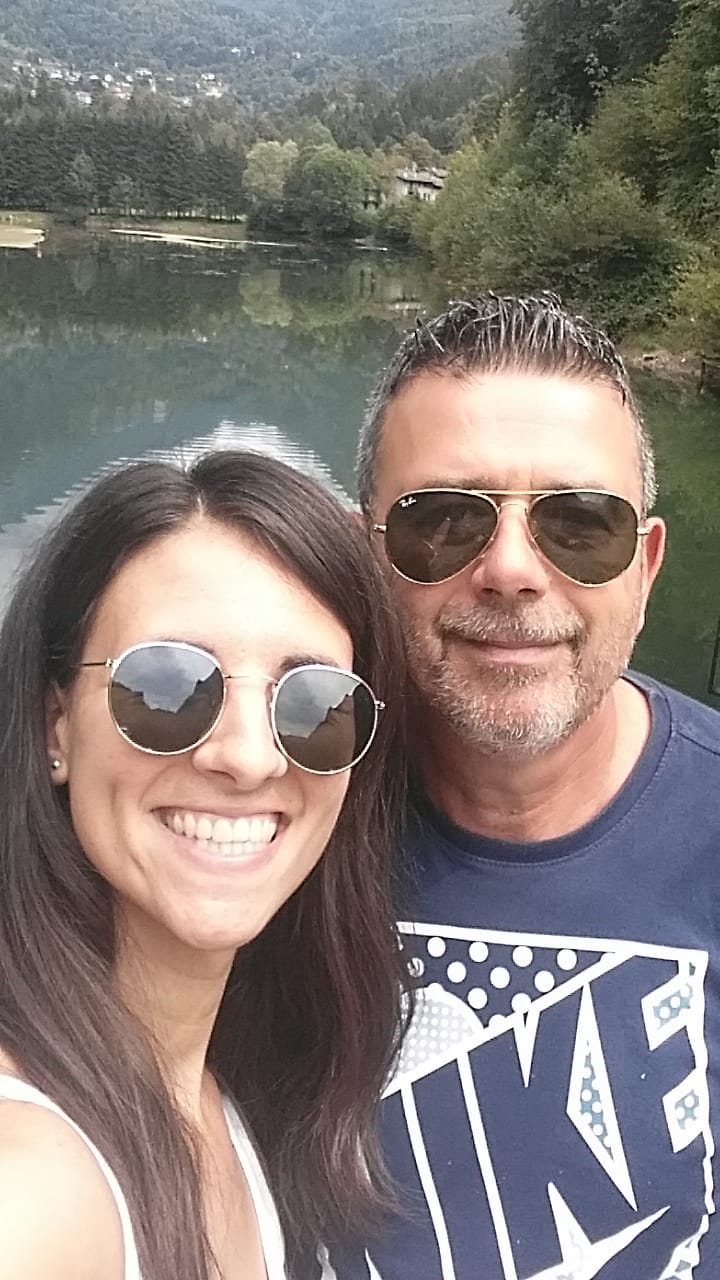 Io e Giulia la mia “bimba”