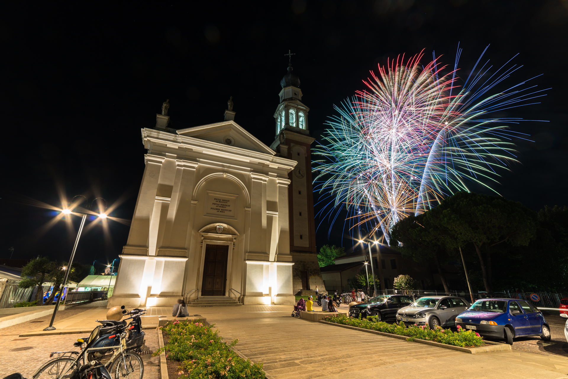 Fireworks in Saonara